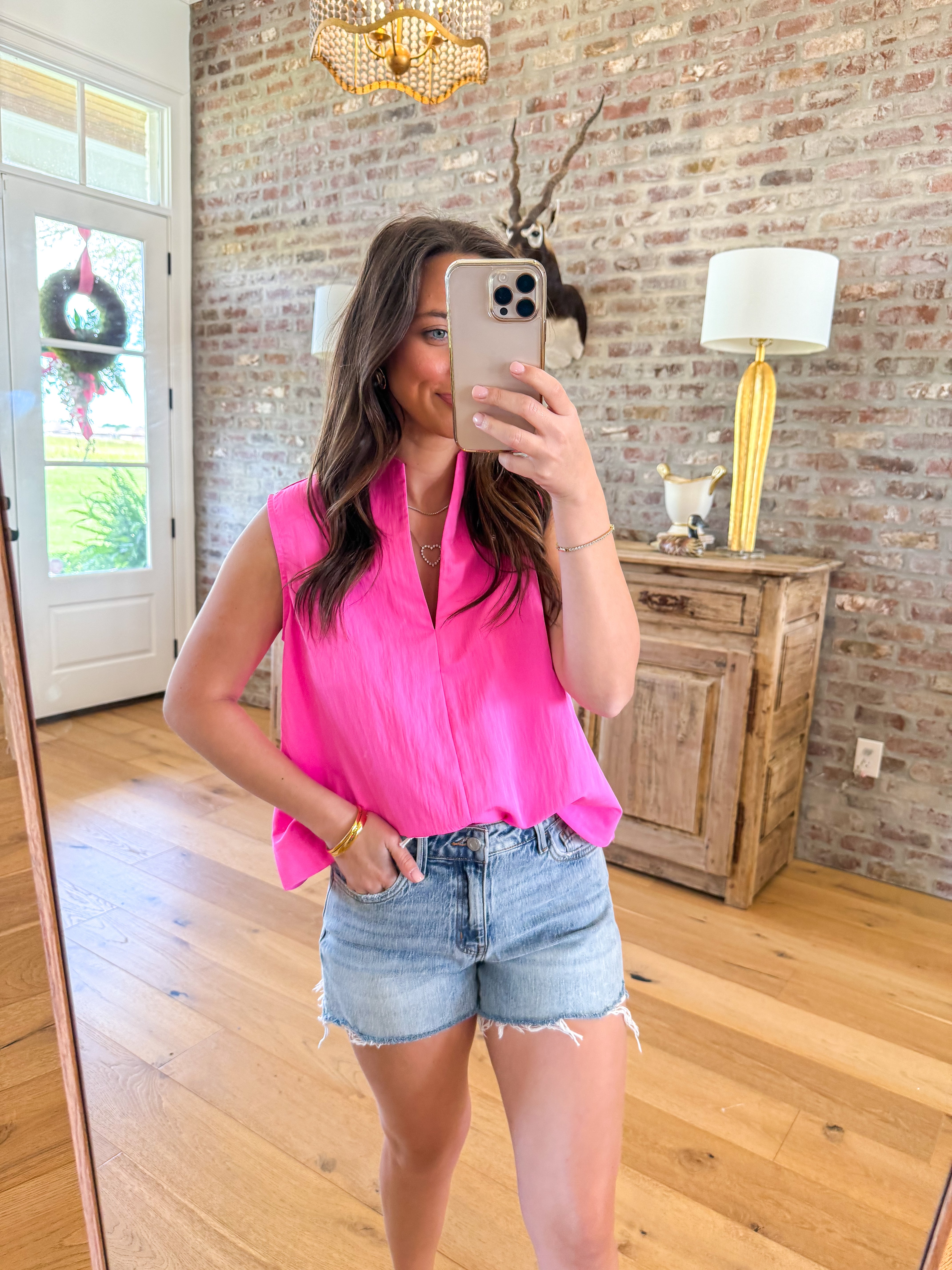 Breezy Day Pink Top