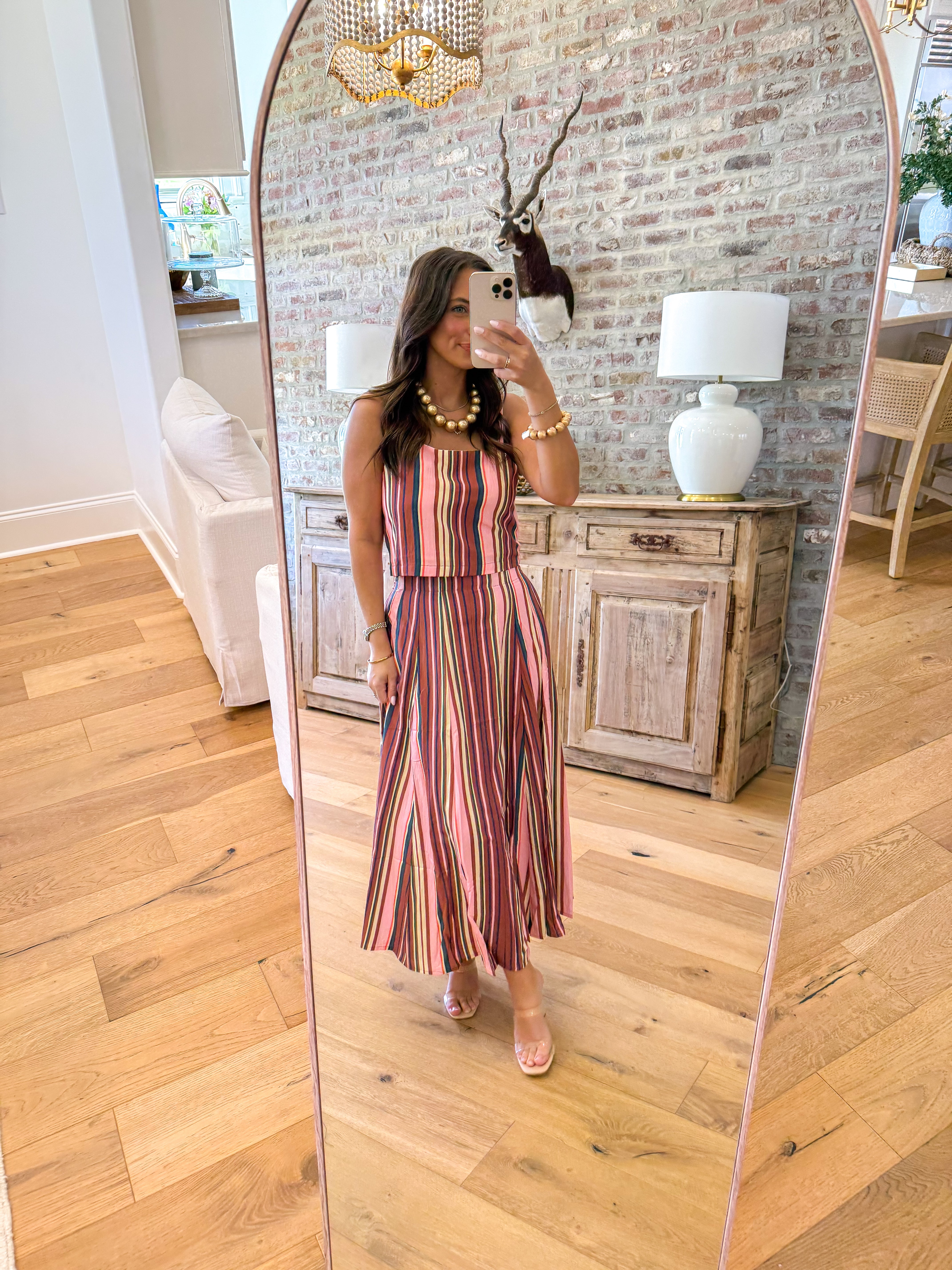 Sunday Stripe Skirt Set