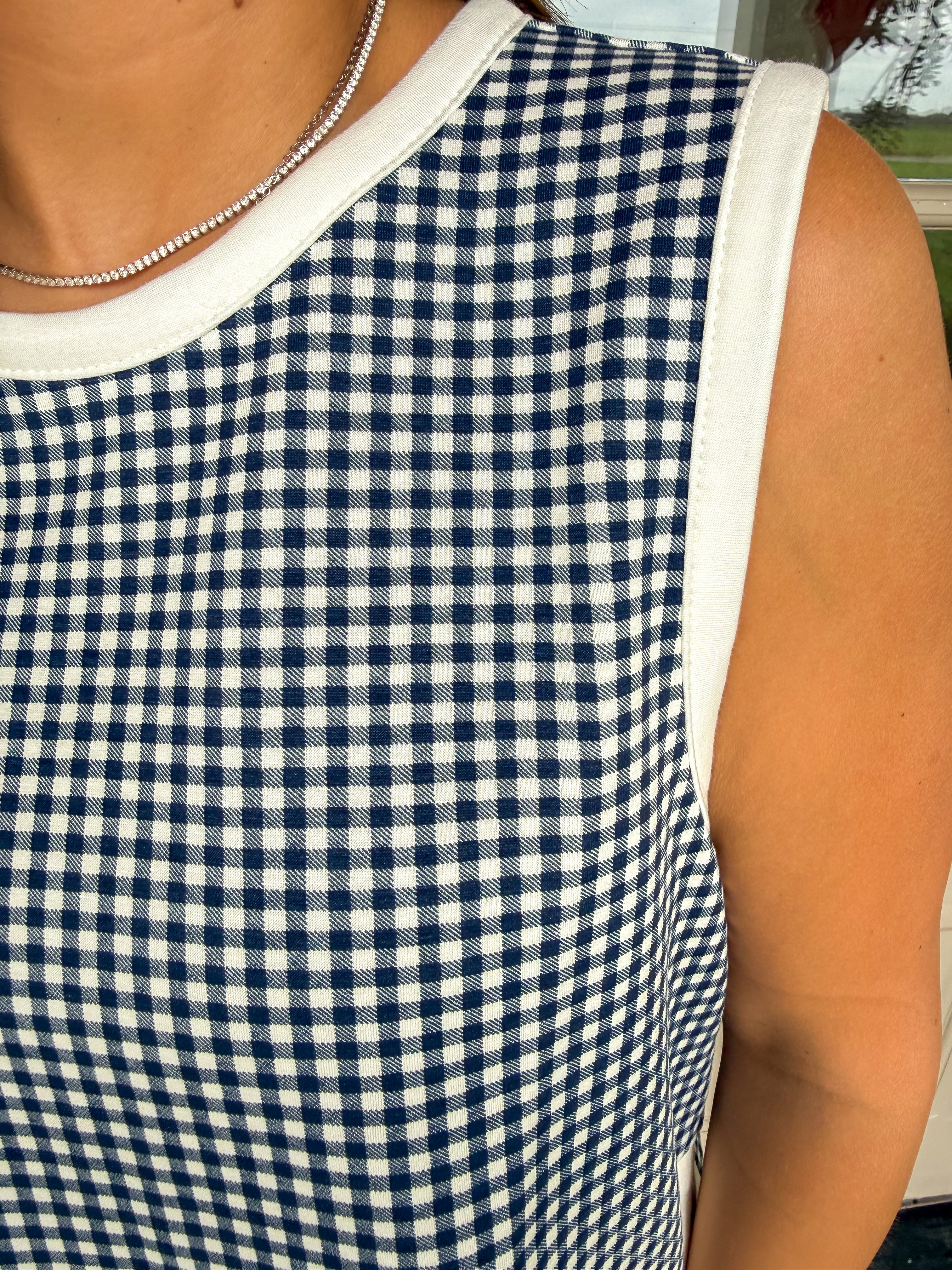 Gingham Days Navy Set