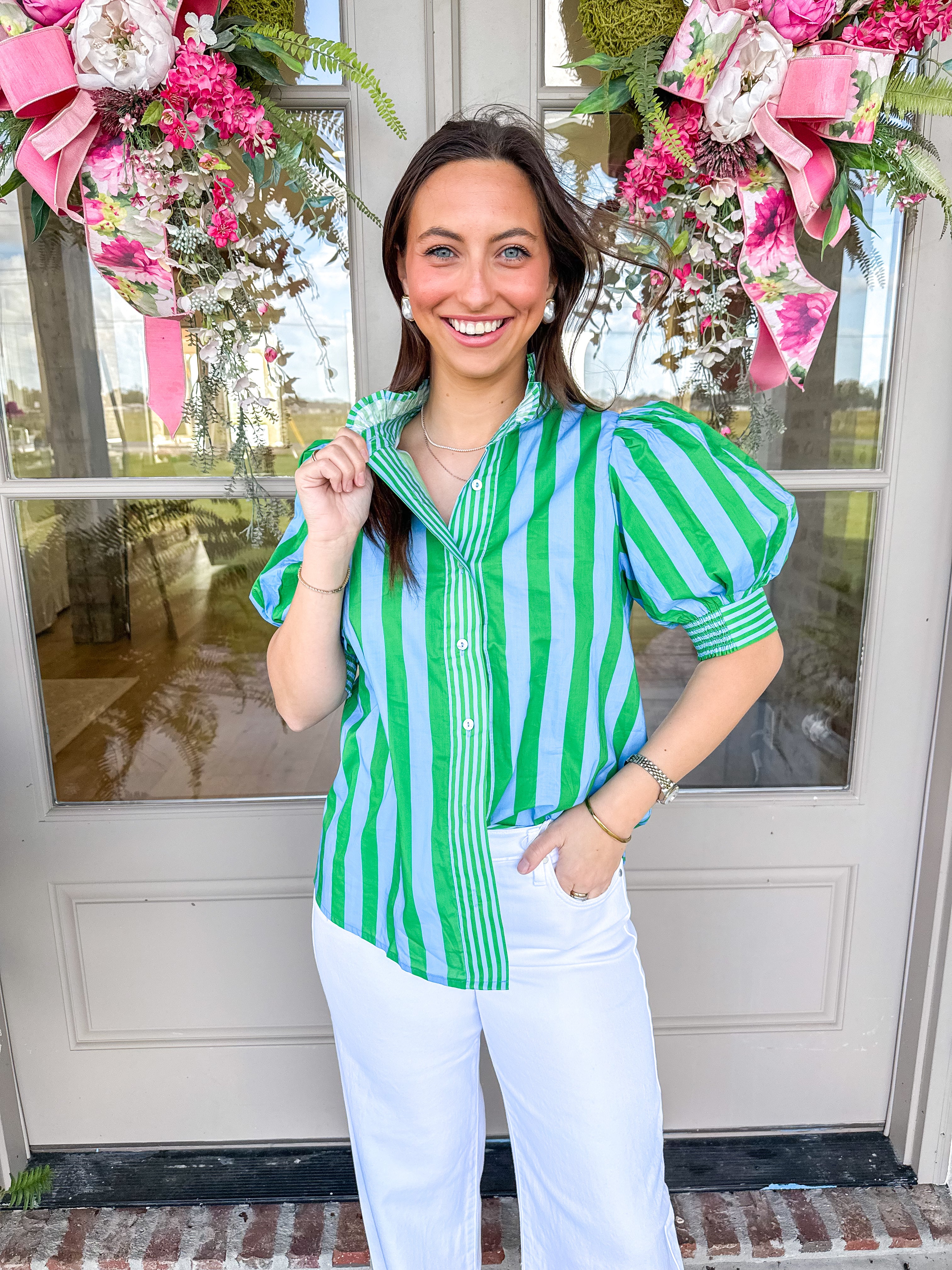Amalfi Coast Striped Top