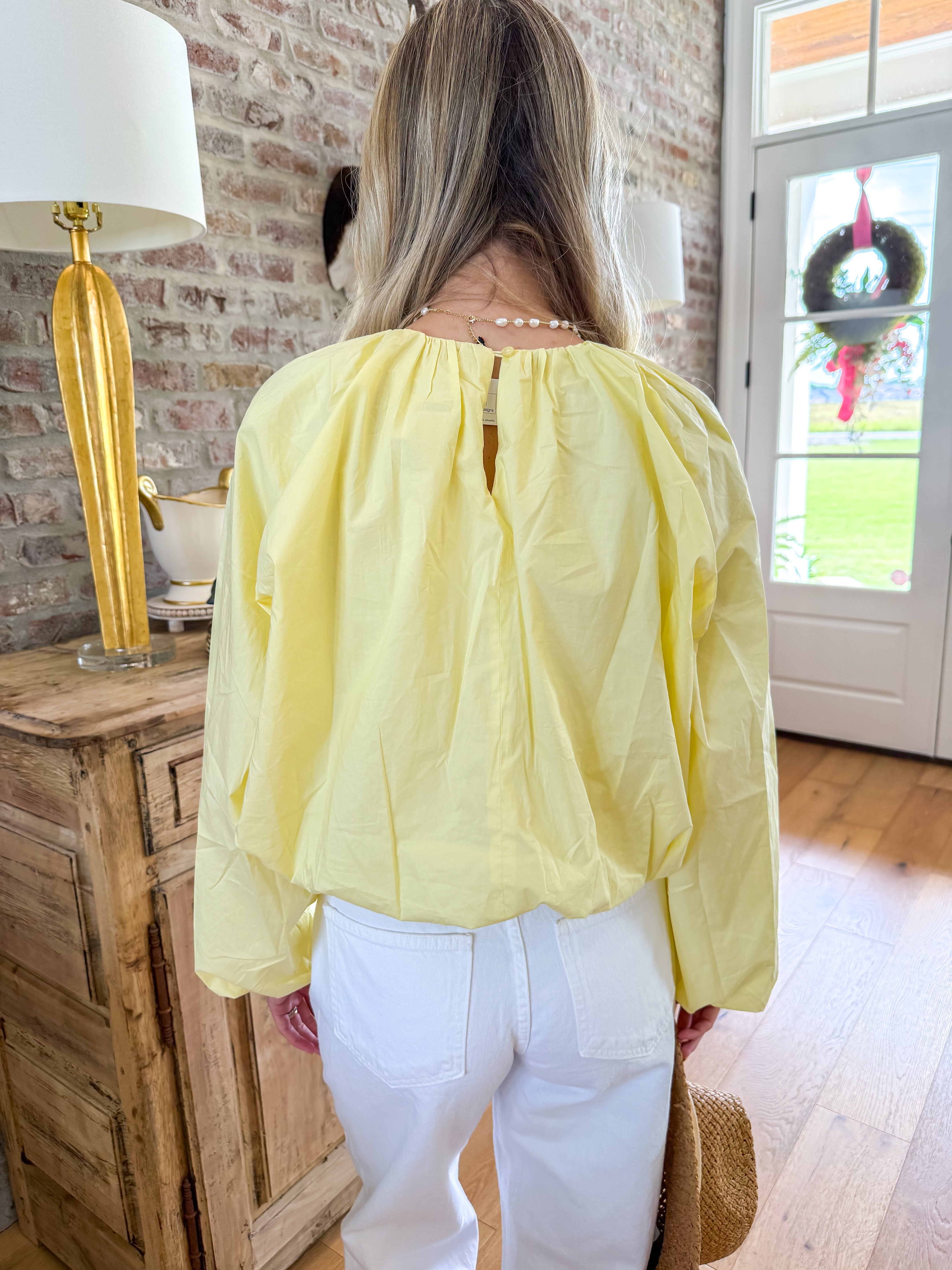 Sunshine State Gathered Blouse