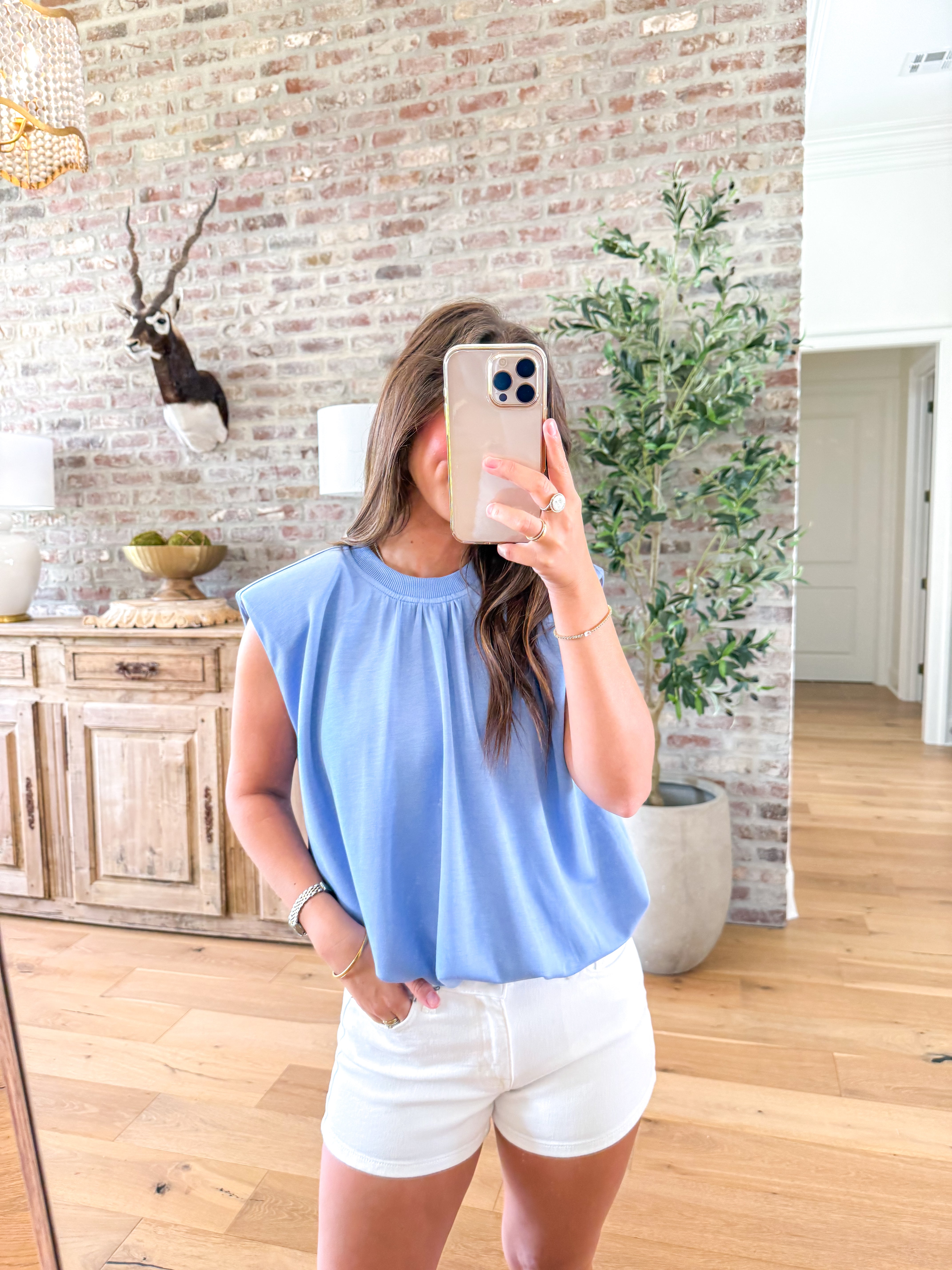 Bubbly Blue Top