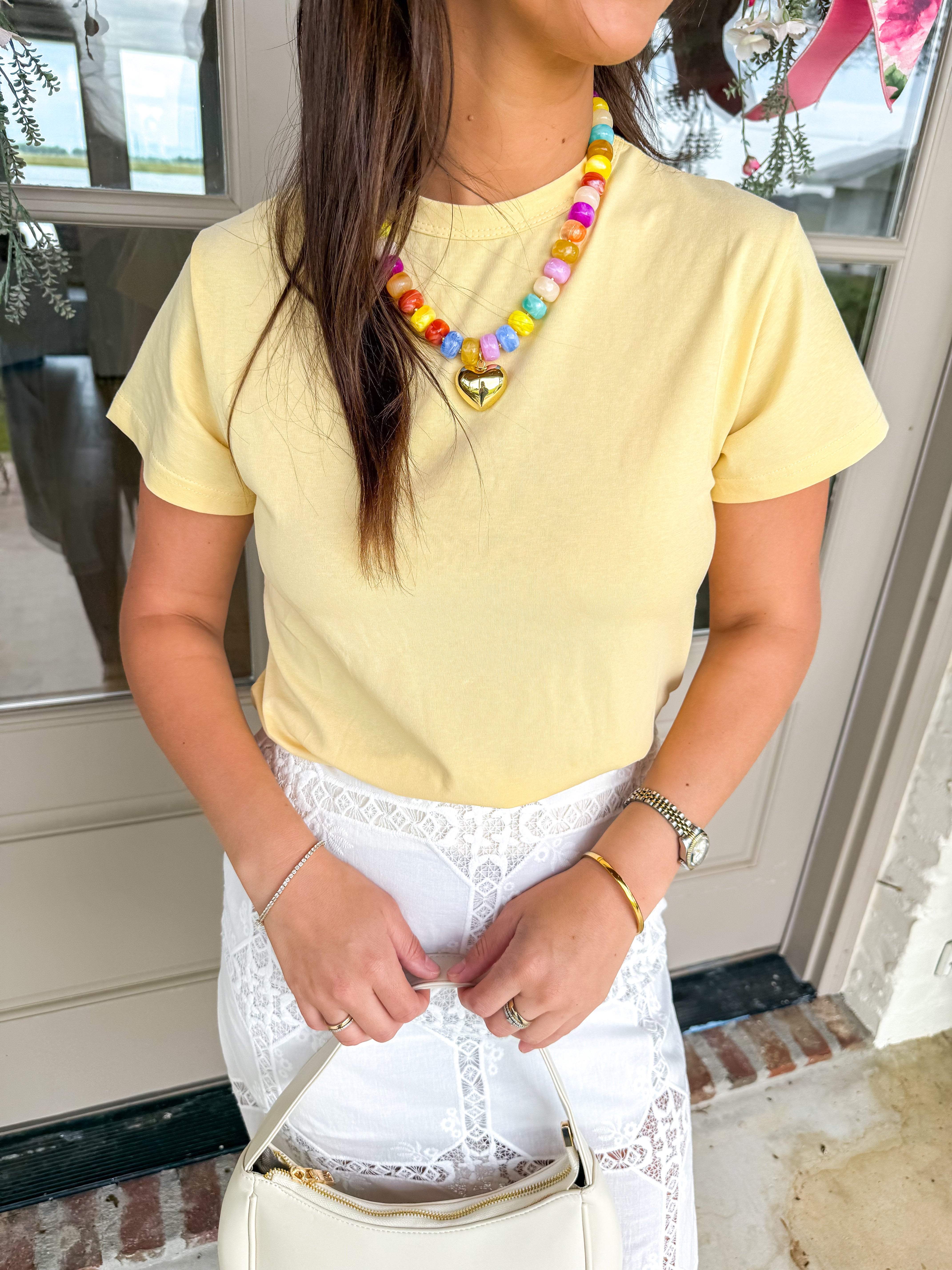 Maia Classic Crewneck Tee Butter