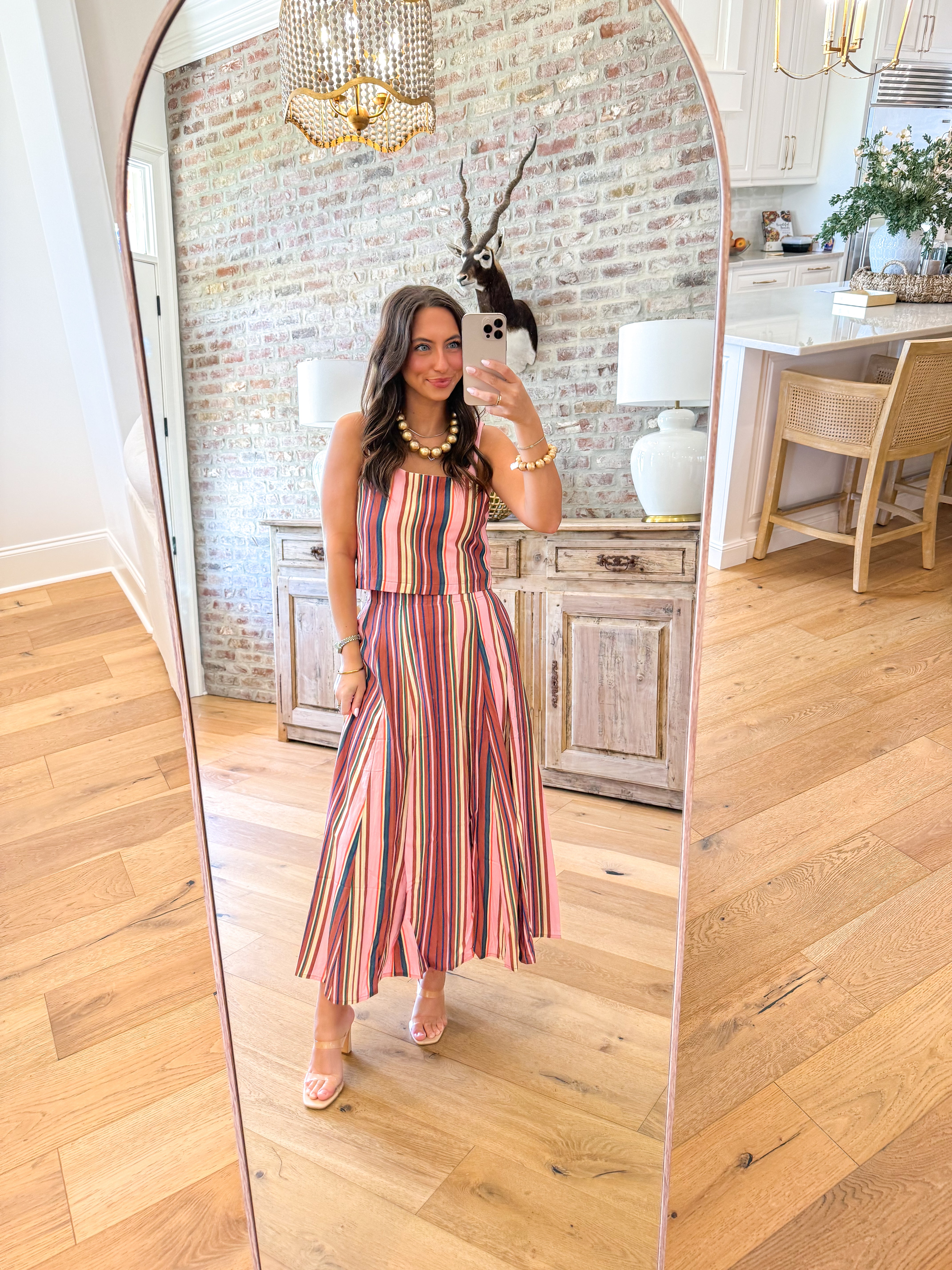 Sunday Stripe Skirt Set