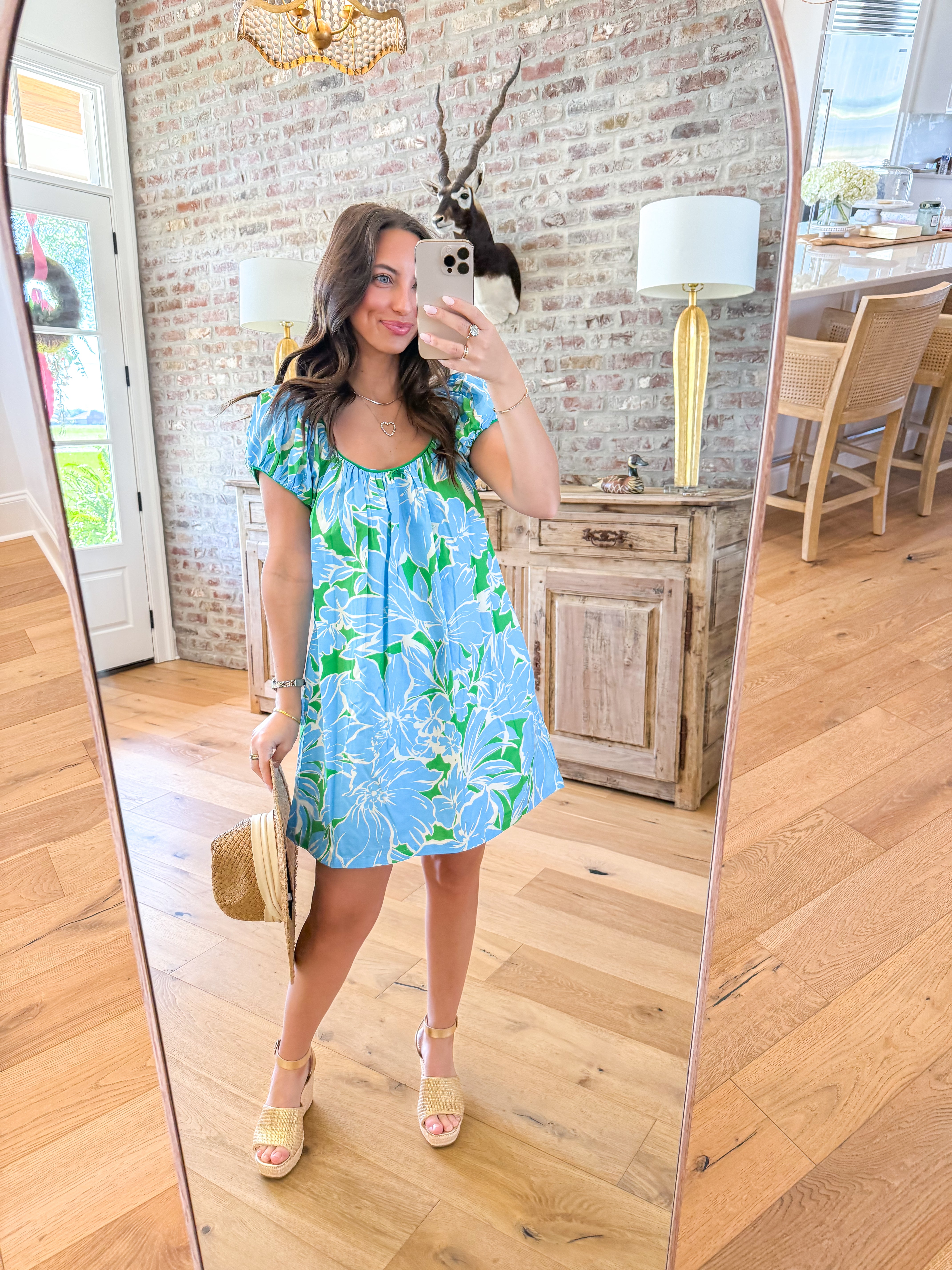 Chelsie Bloom Babydoll Mini Dress