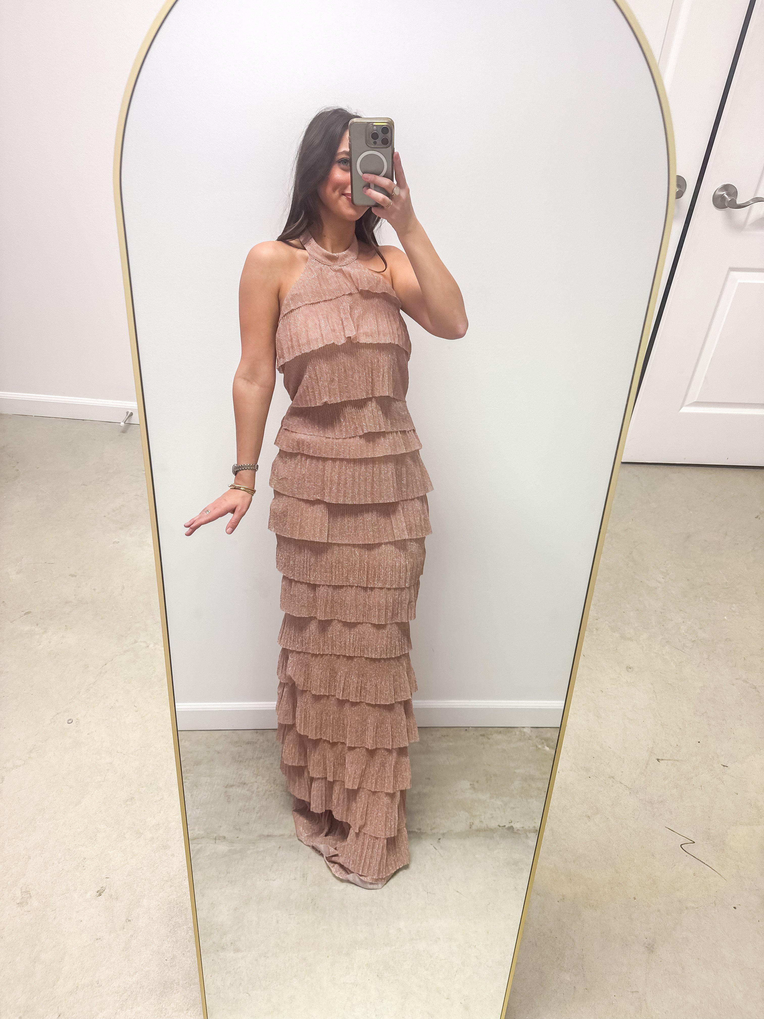 Gilded Krewe Champagne Ball Gown