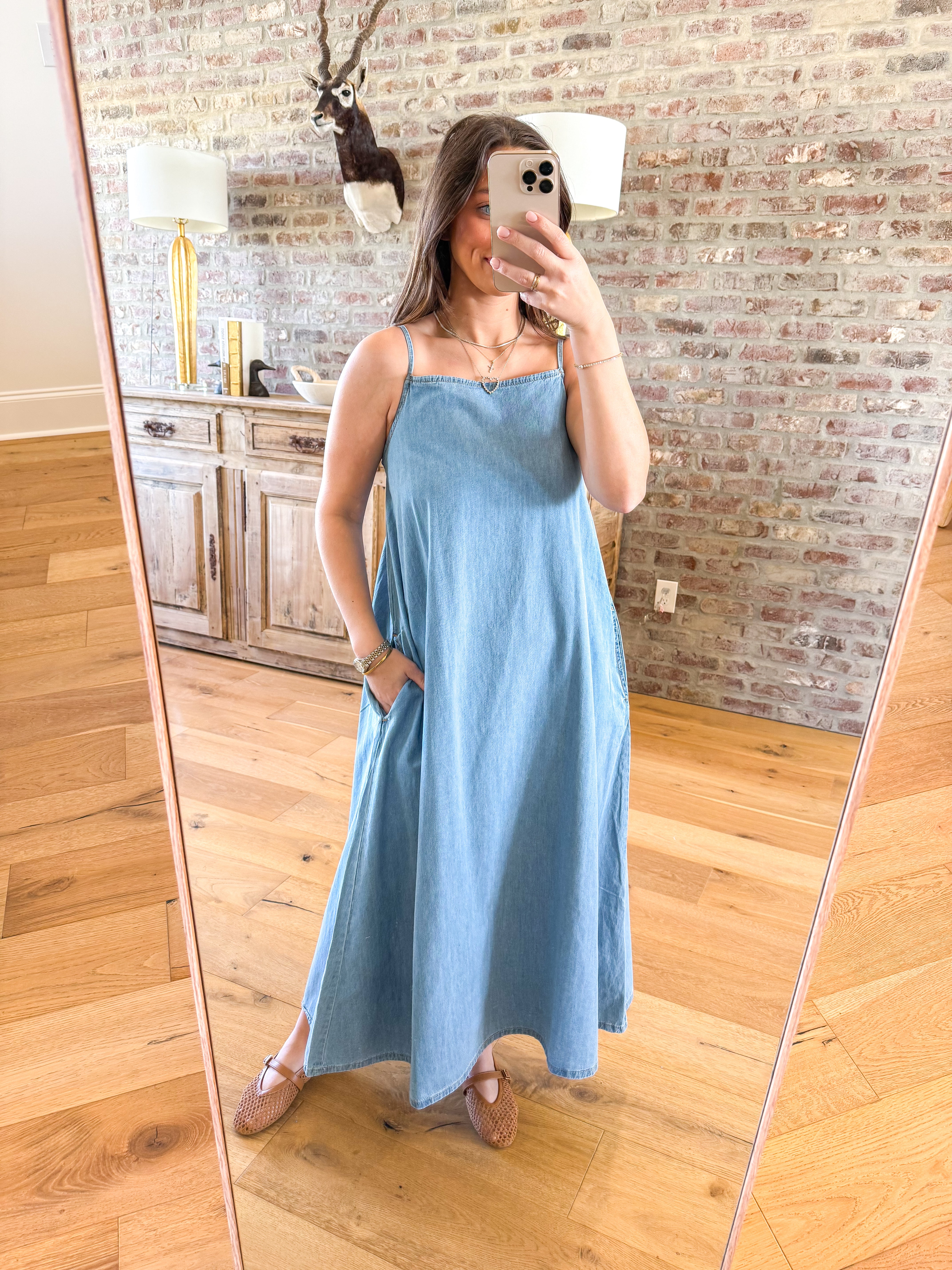 Chambray Denim Dreams Maxi