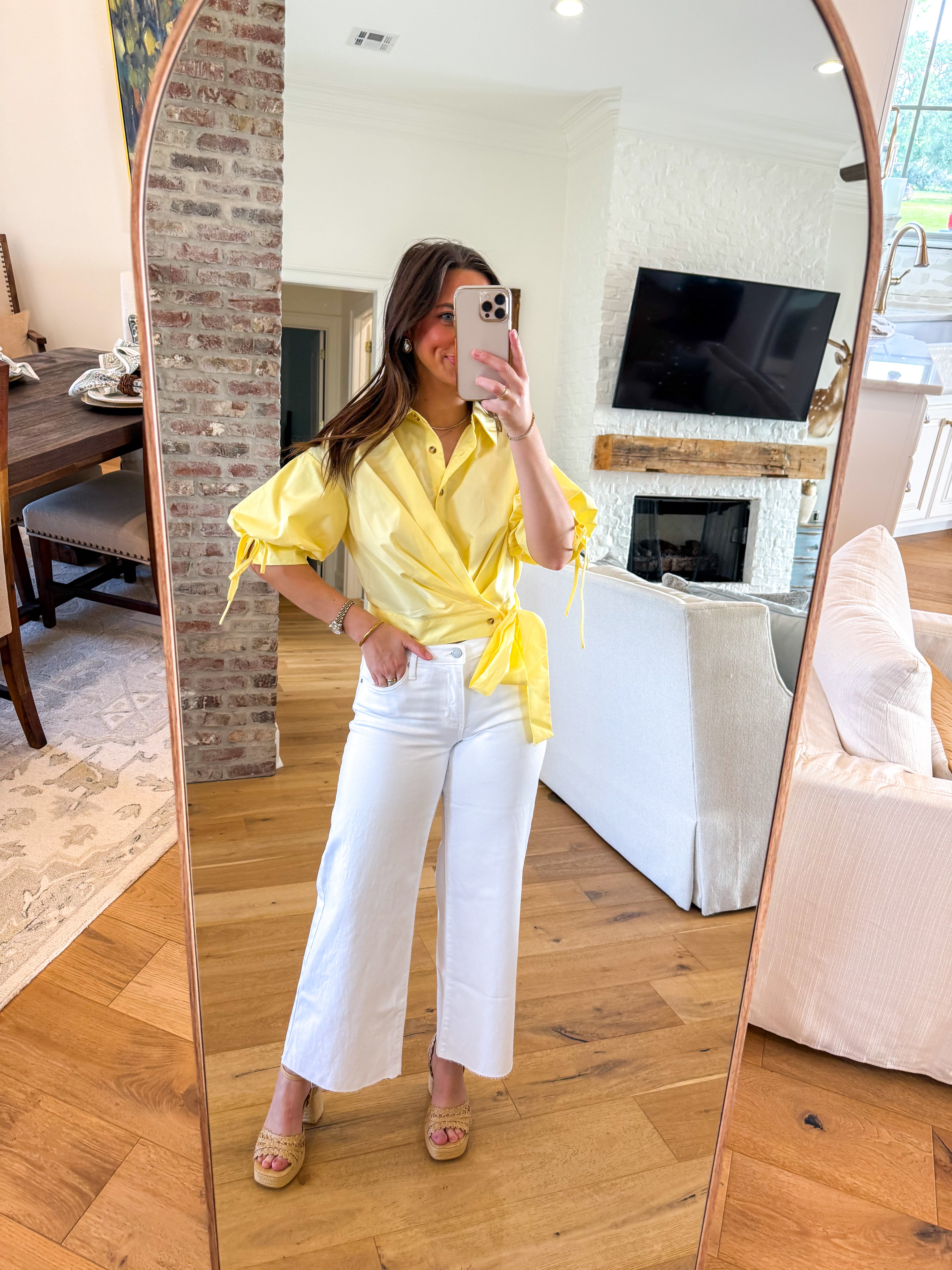 Sunshine Tie Blouse