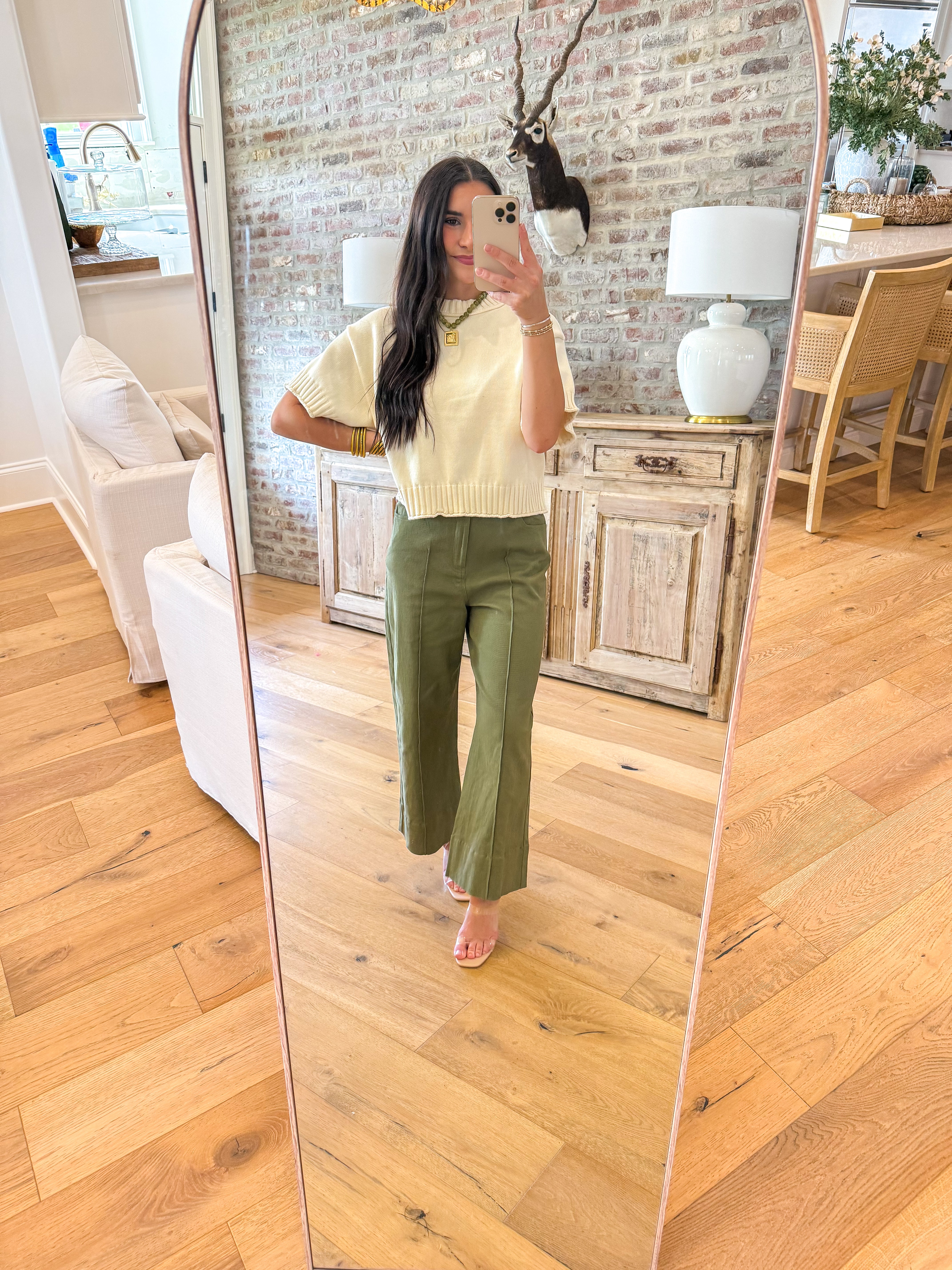The Monday Knit Top Ecru