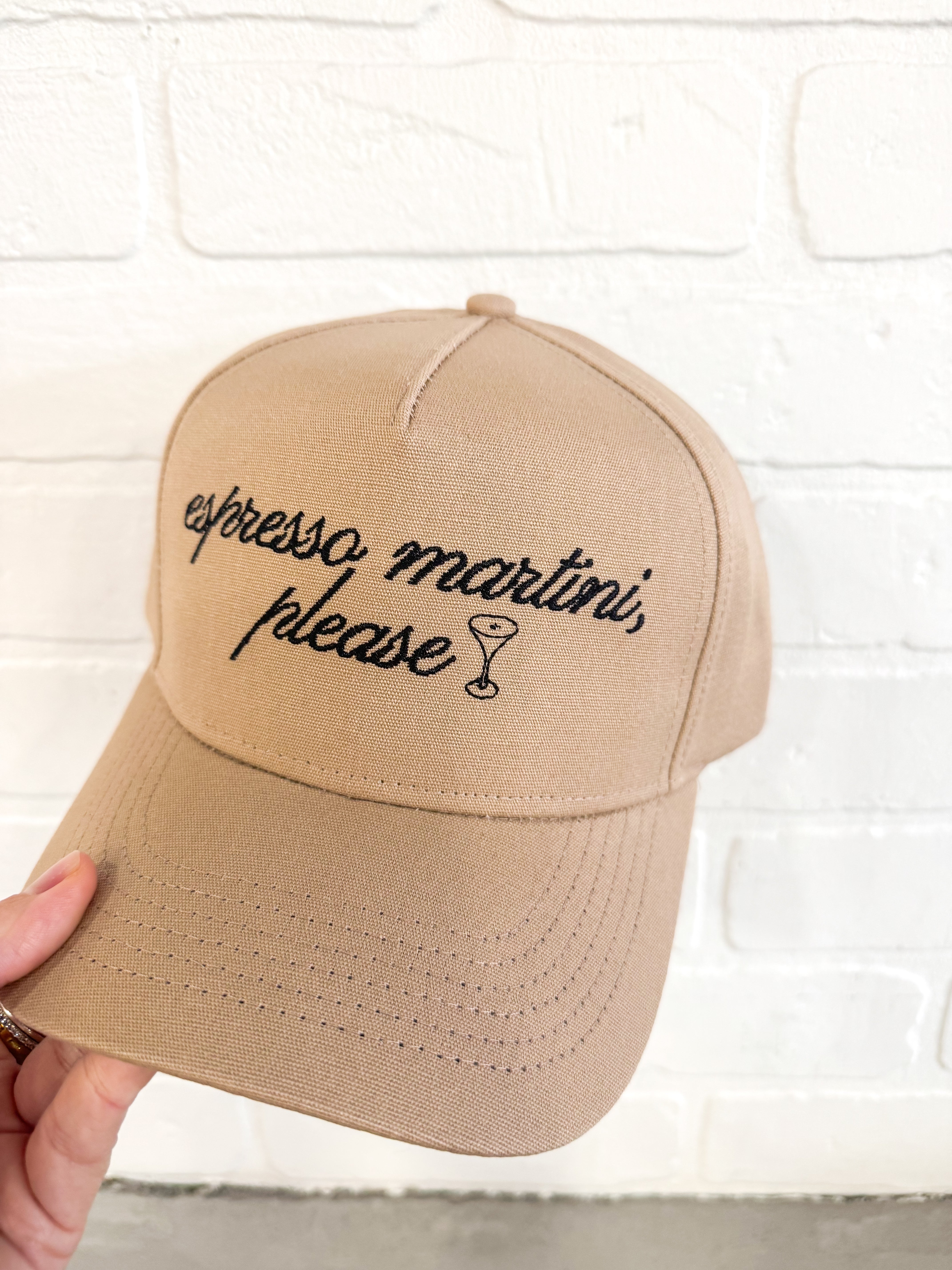 Espresso Martini Please Embroidered Hat