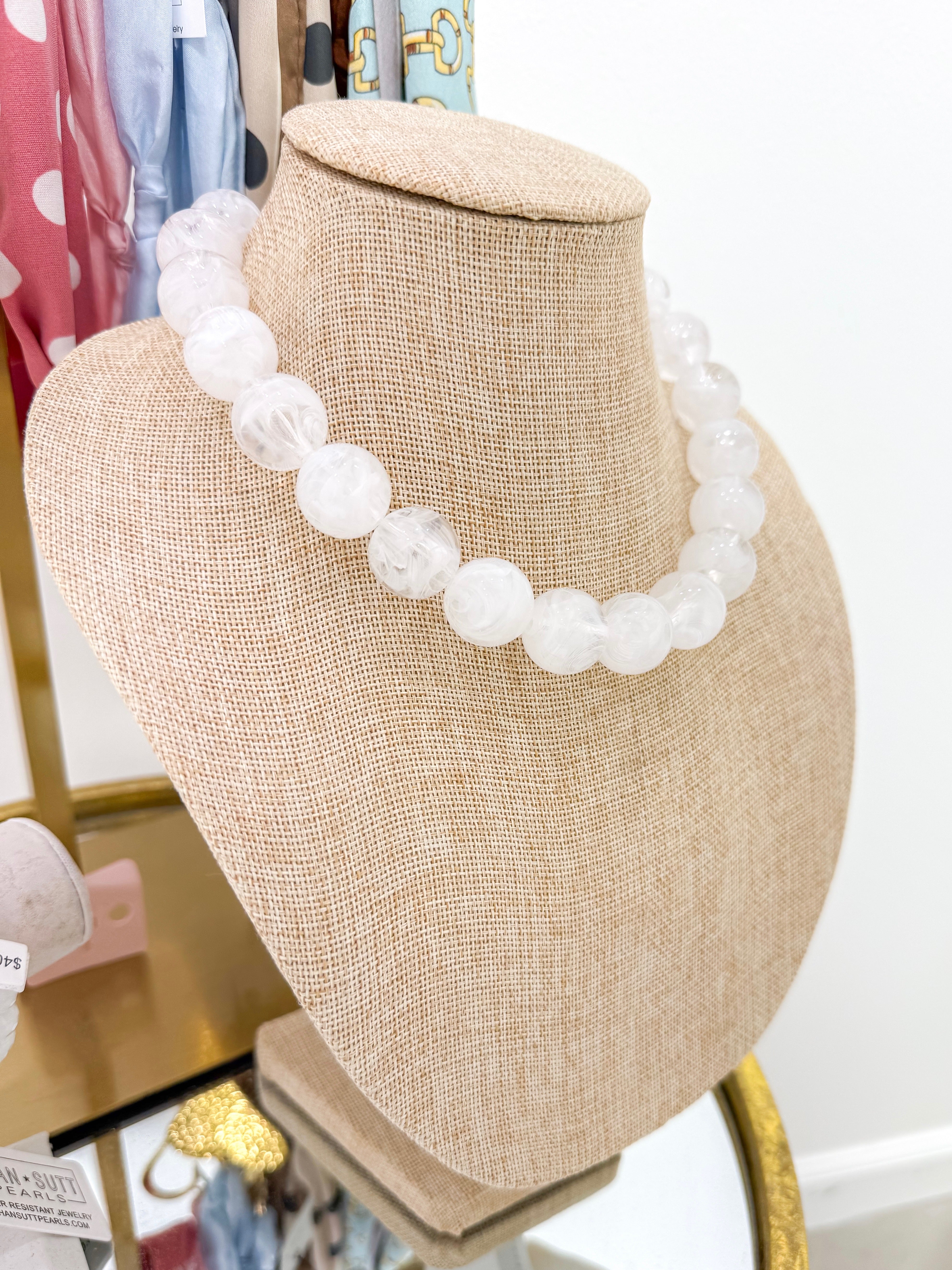 Clear Bead Necklace