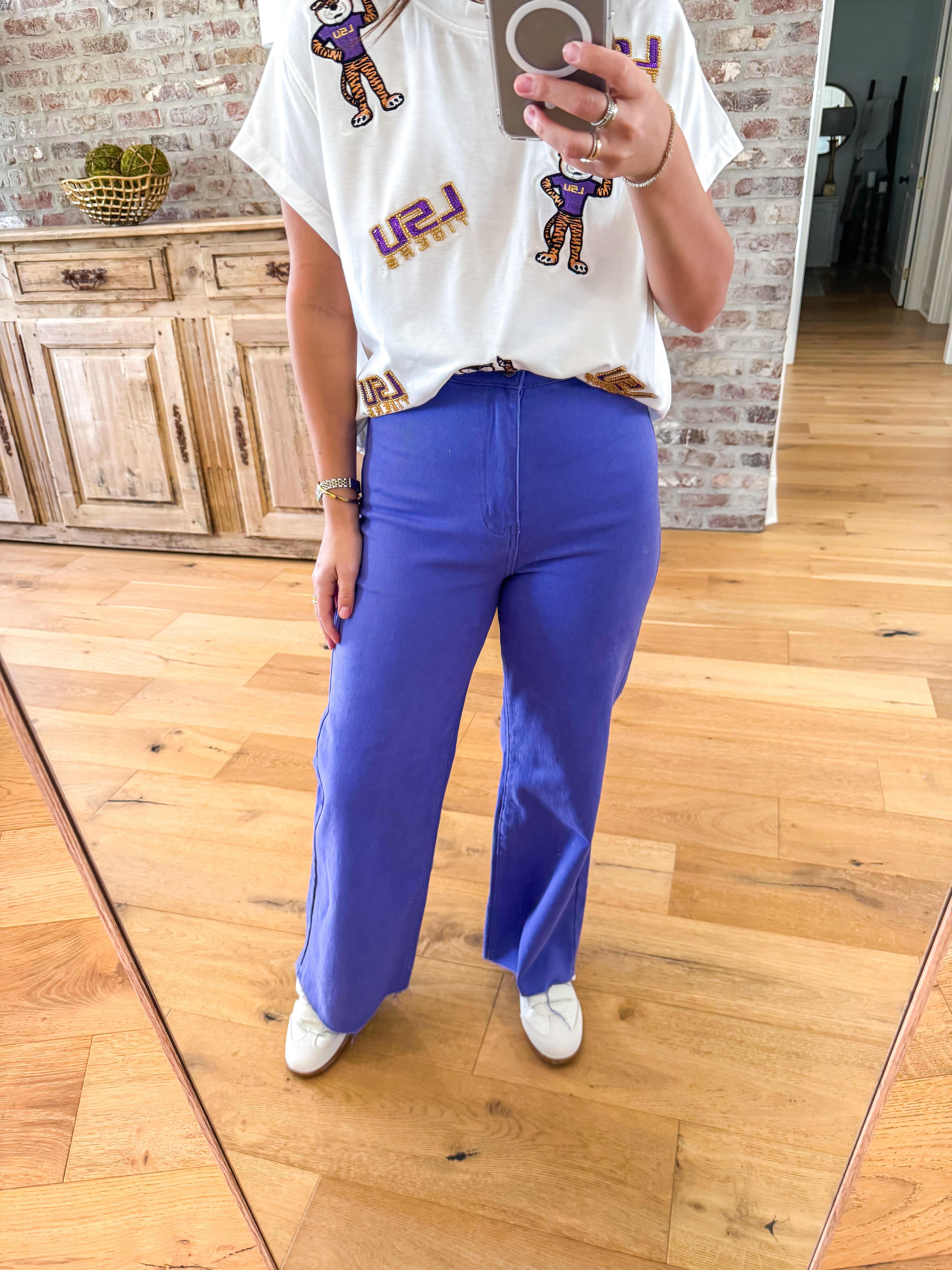 Very Peri Wide Leg Jeans