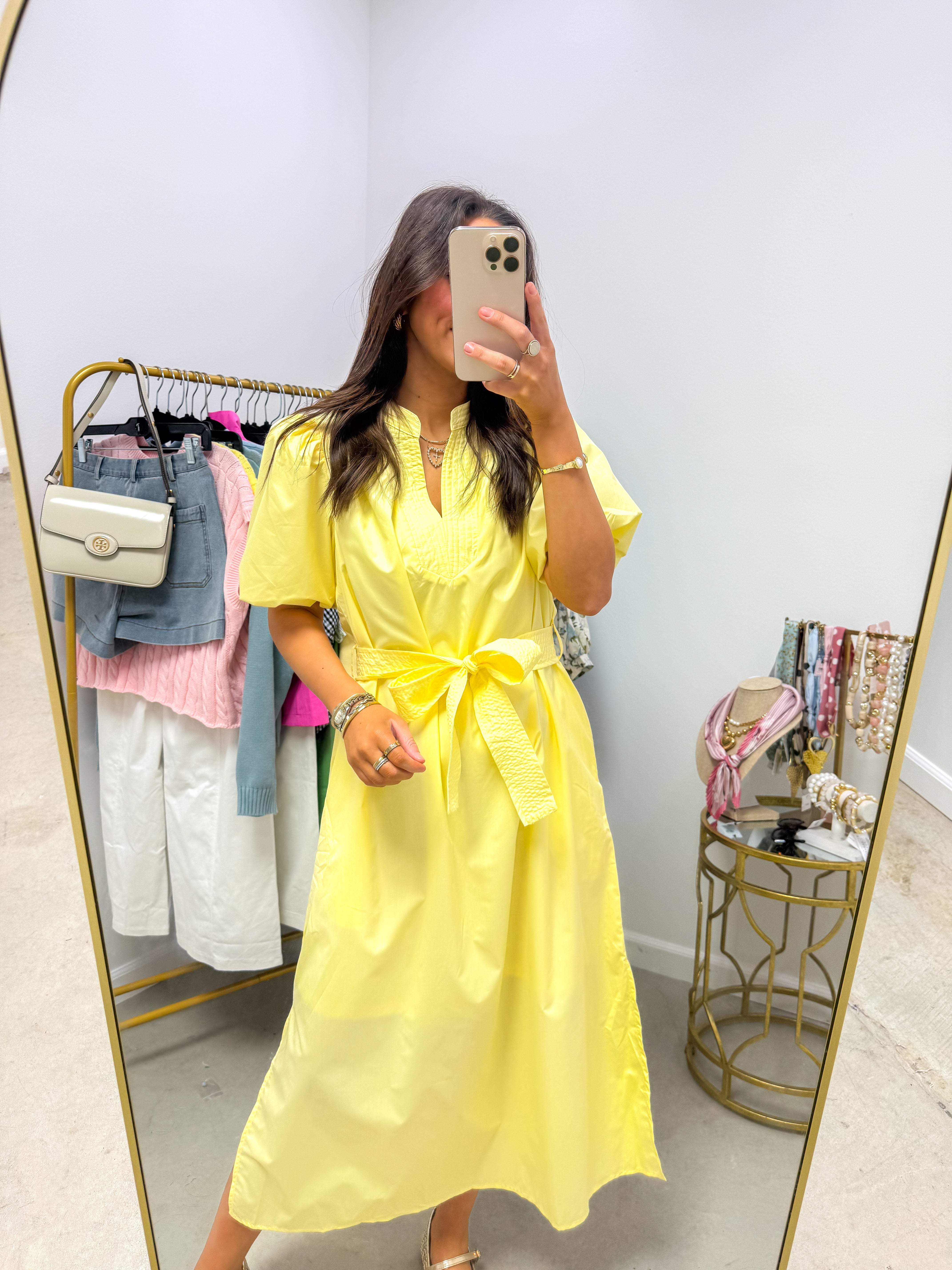 Sweet Ella Mae Yellow Midi