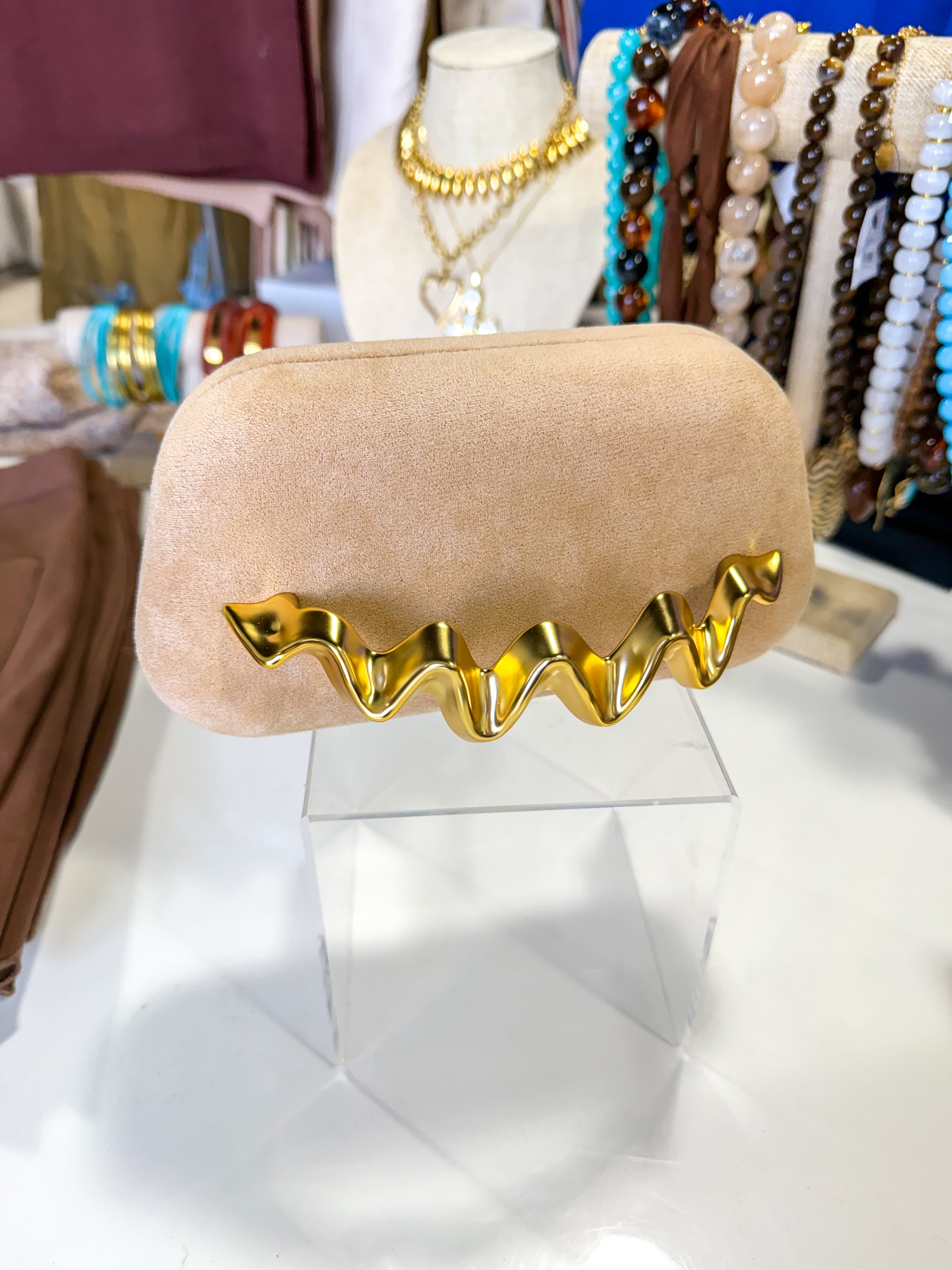 Lea Beige Purse