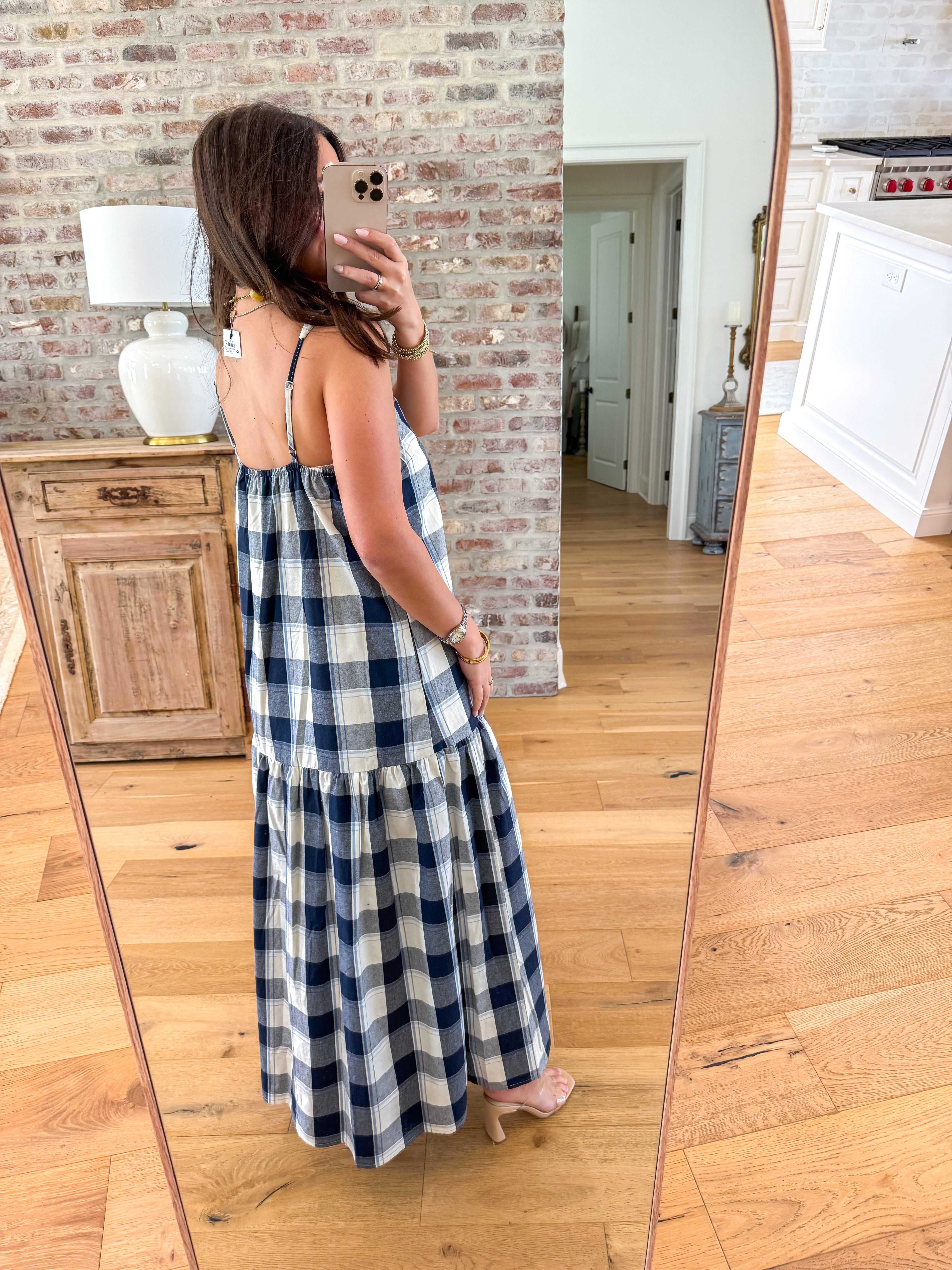 The Nantucket Plaid Midi Dress