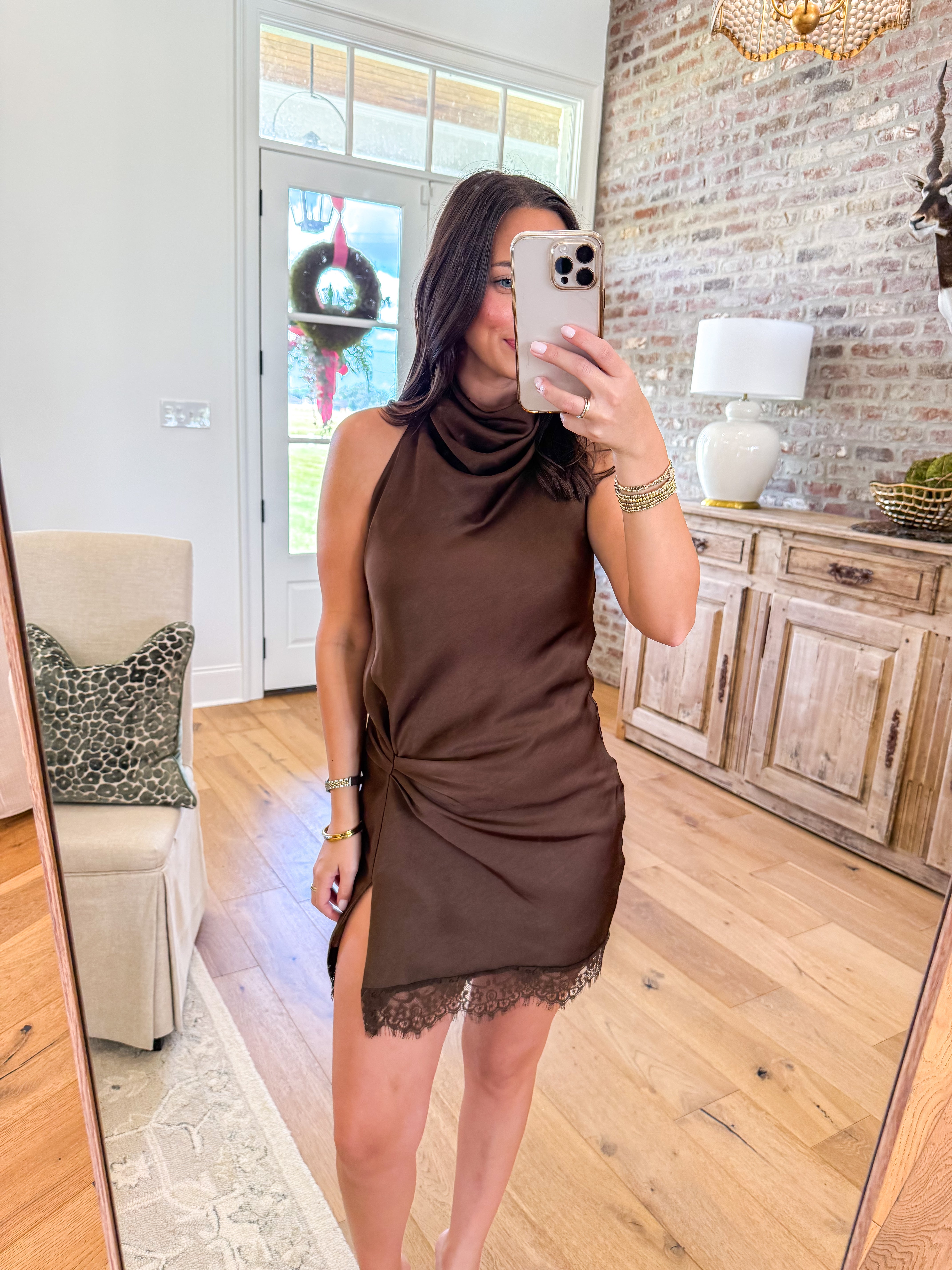 The Mocha Halter Mini