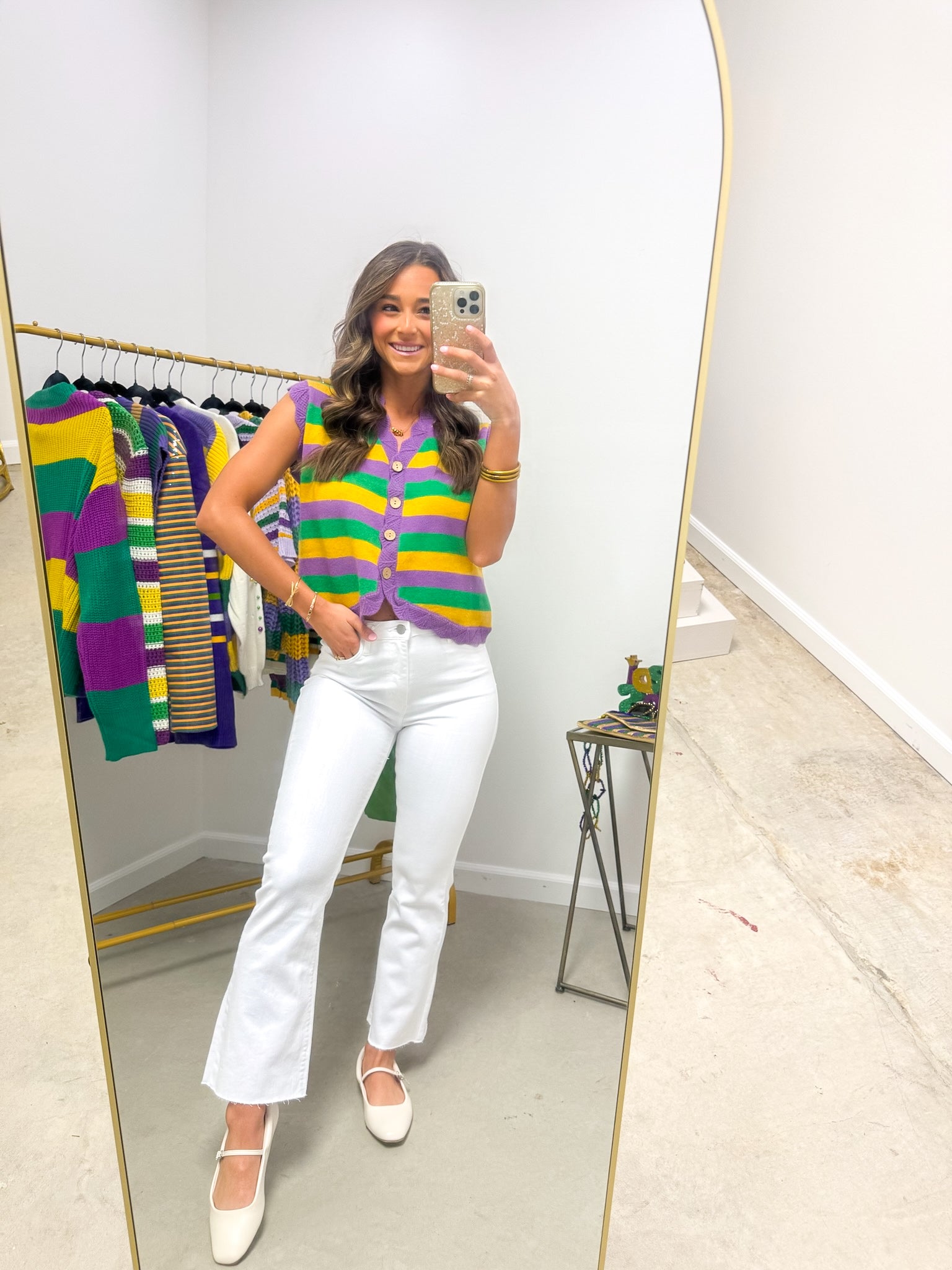 Classic Mardi Stripe Sweater Vest
