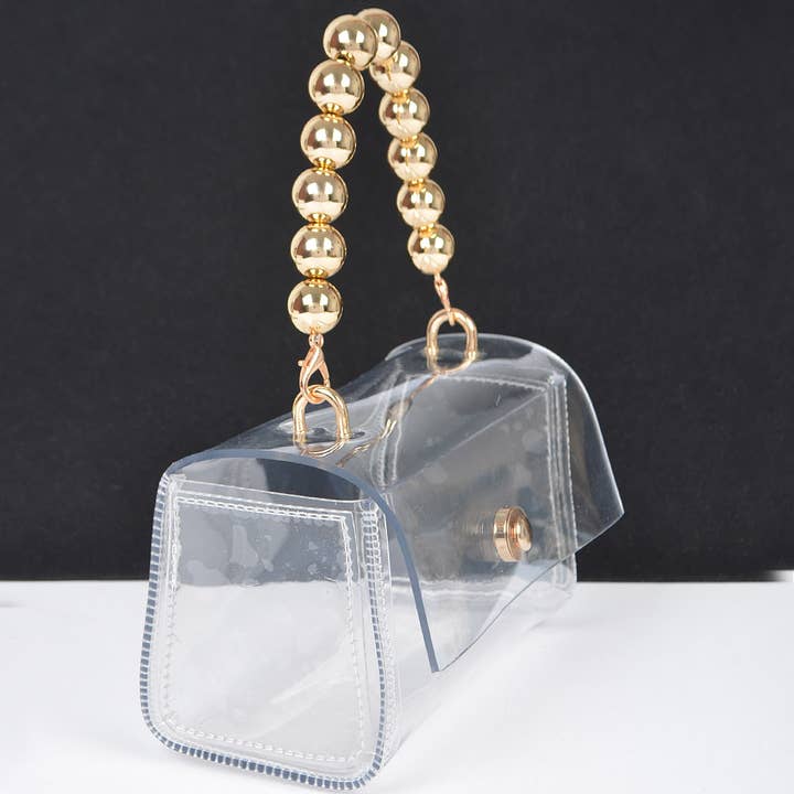 Transparent CCB Handle Flap Clutch (PREORDER 08/10)
