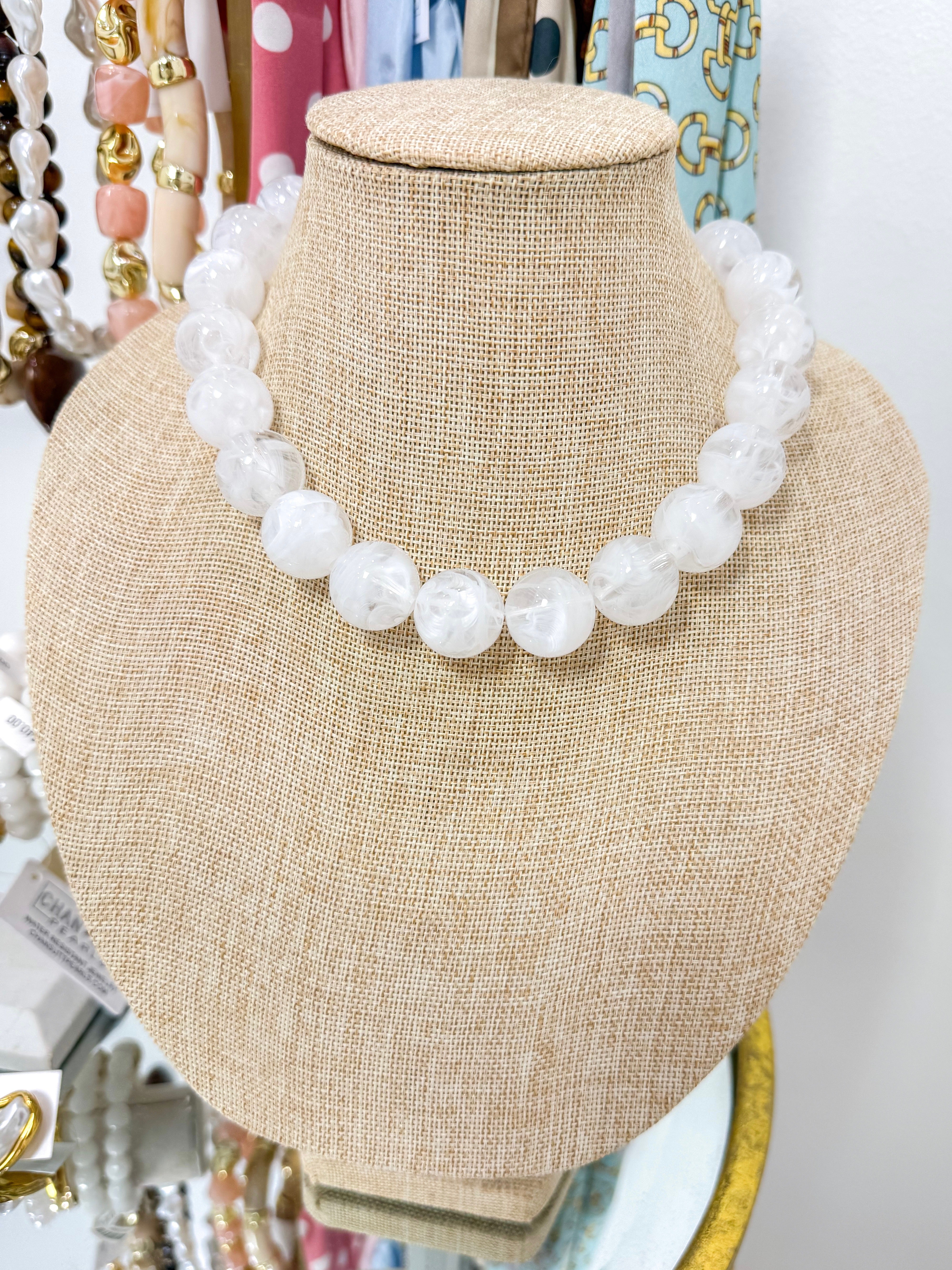 Clear Bead Necklace