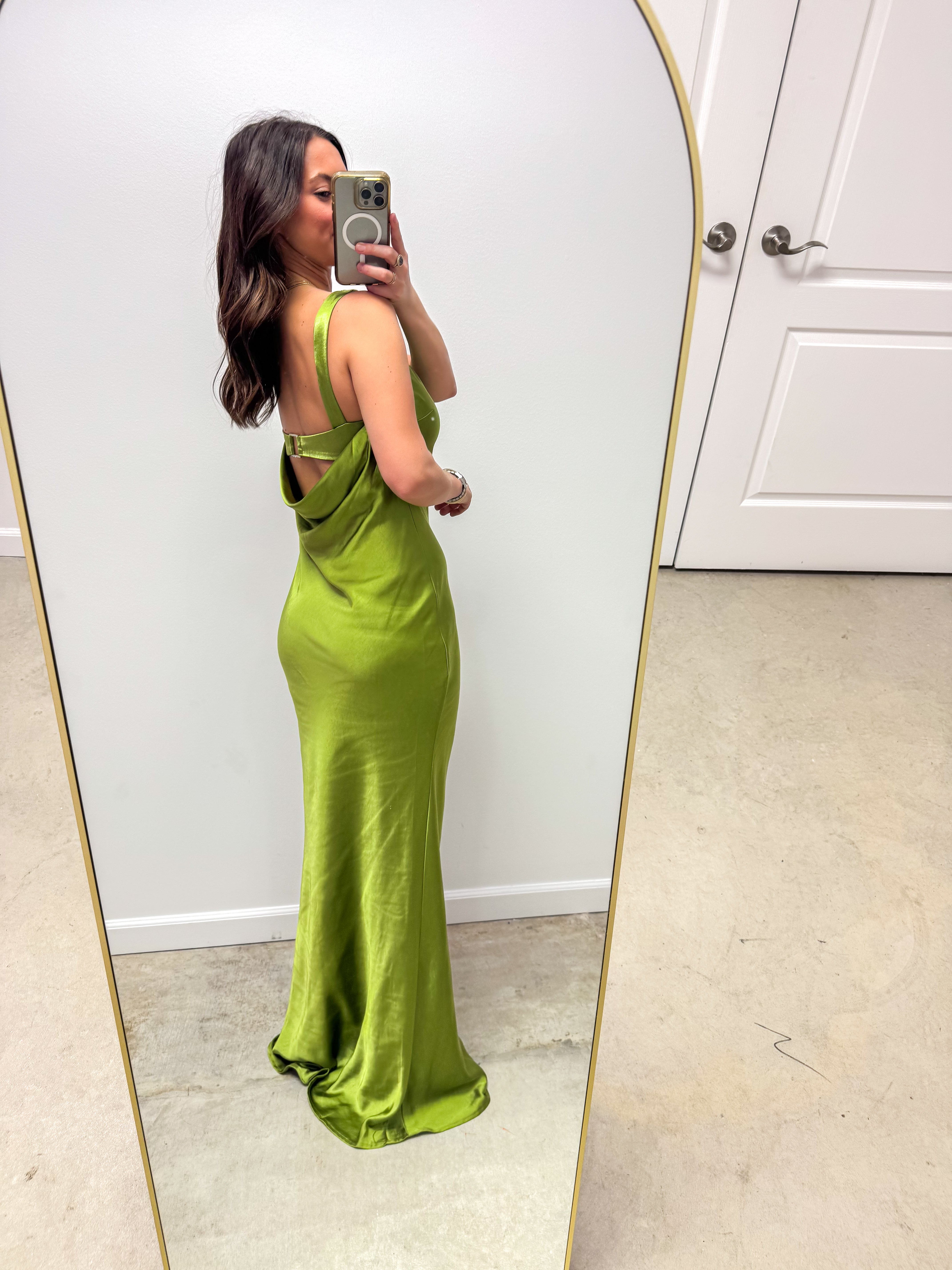 Camellia Court Chartreuse Ballgown