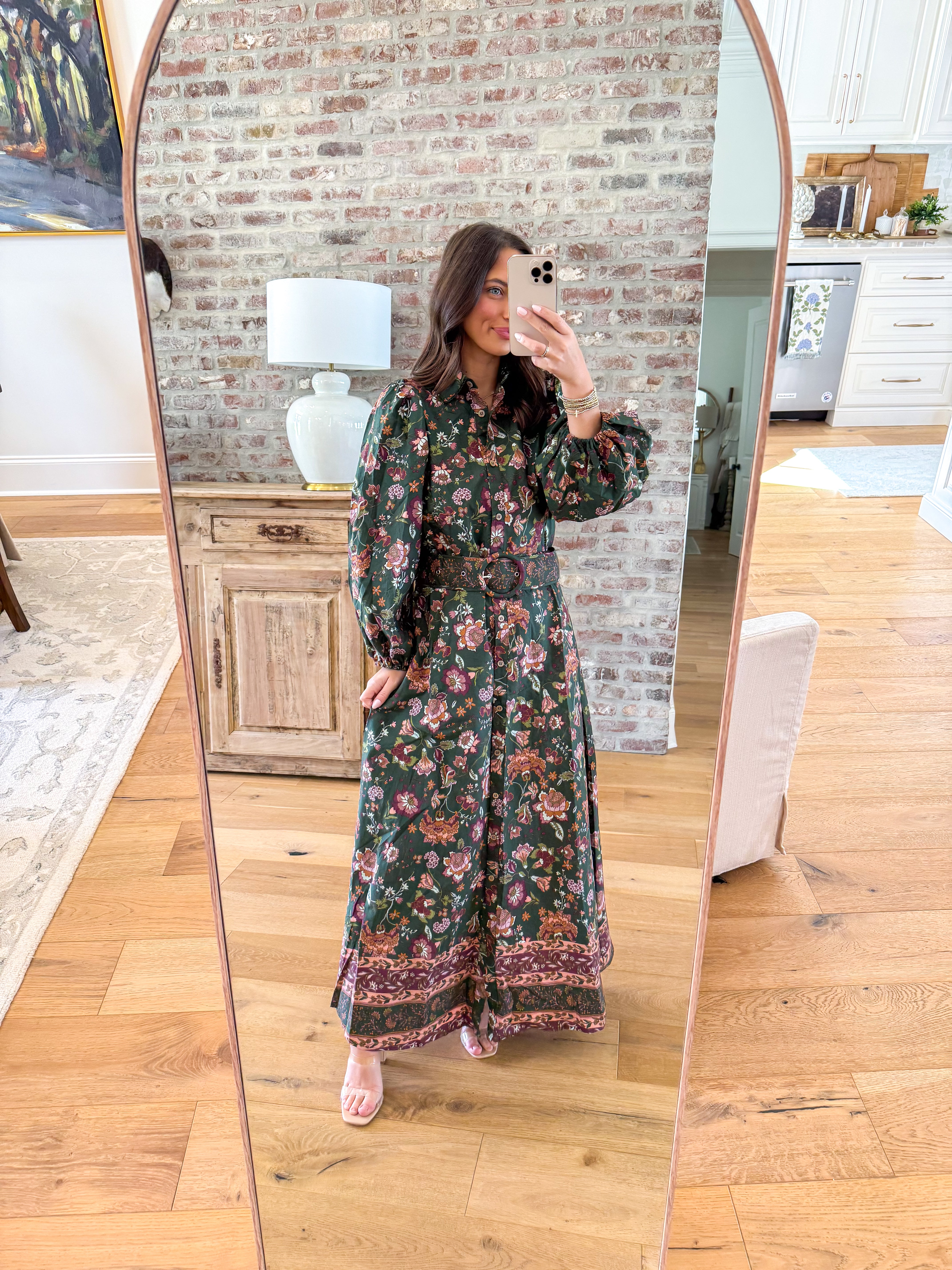 Emerald Meadow Maxi Dress