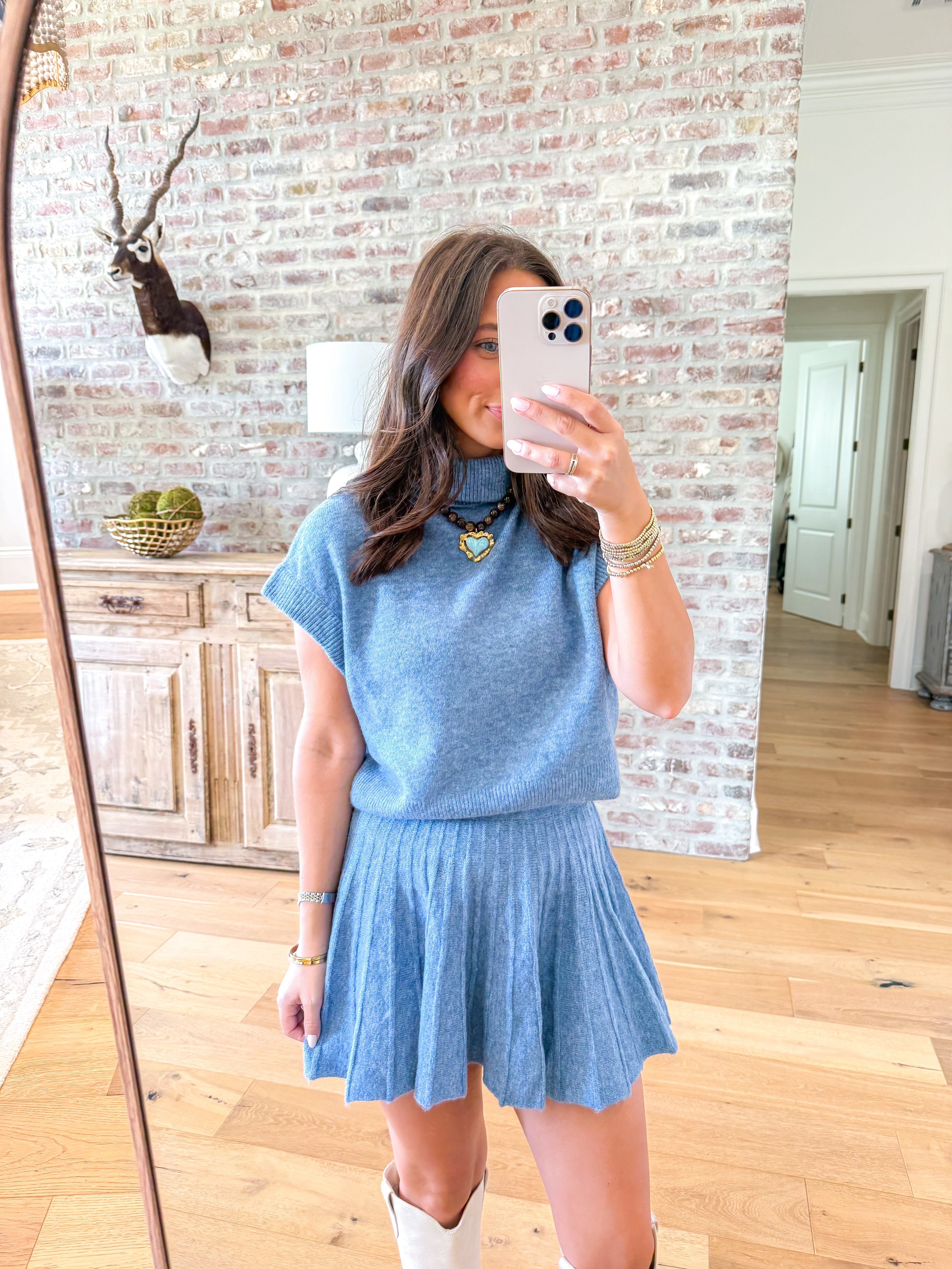 The Sweater Weather Set Blue