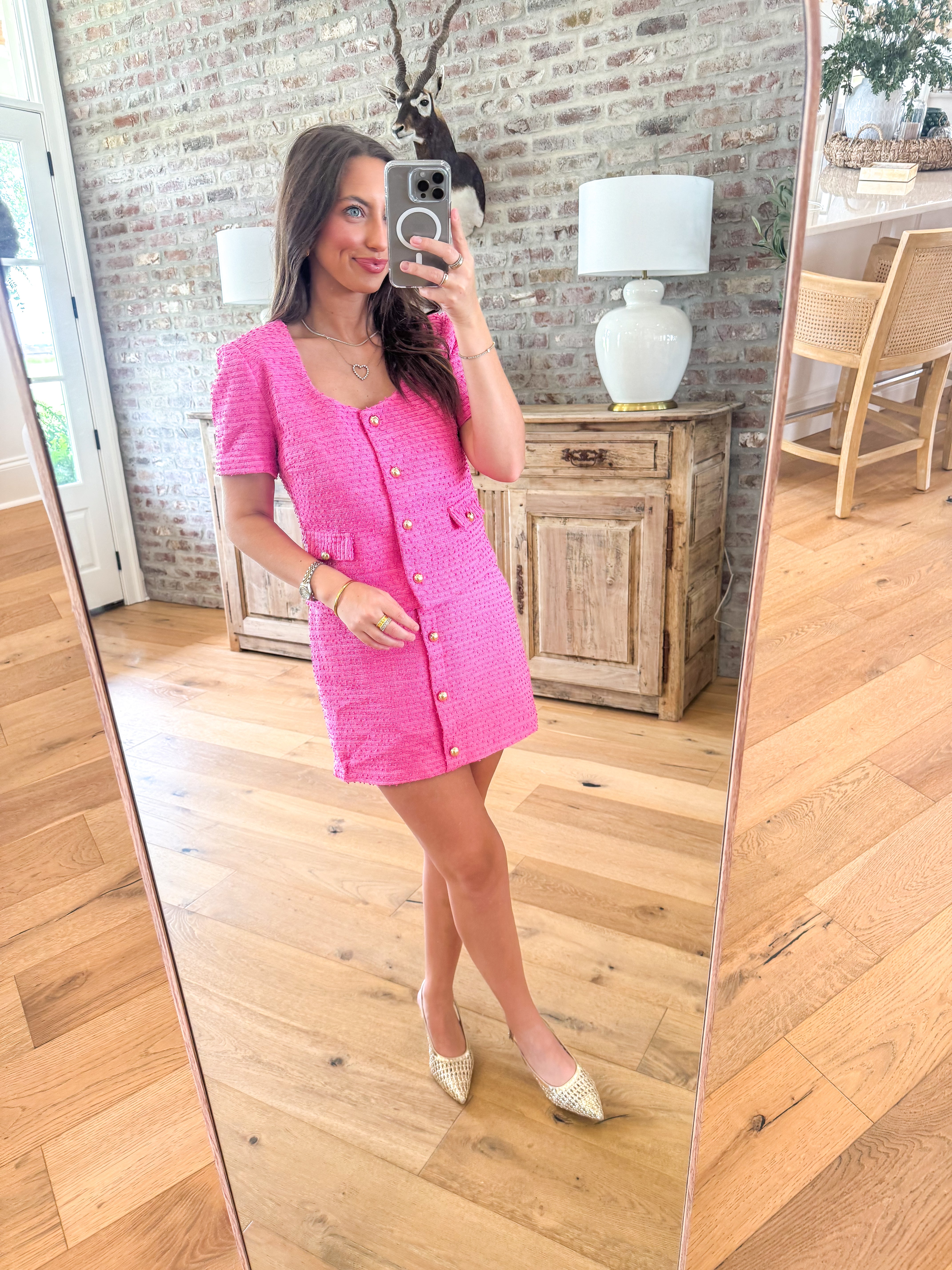 Pink Pepper Tweed Jacket