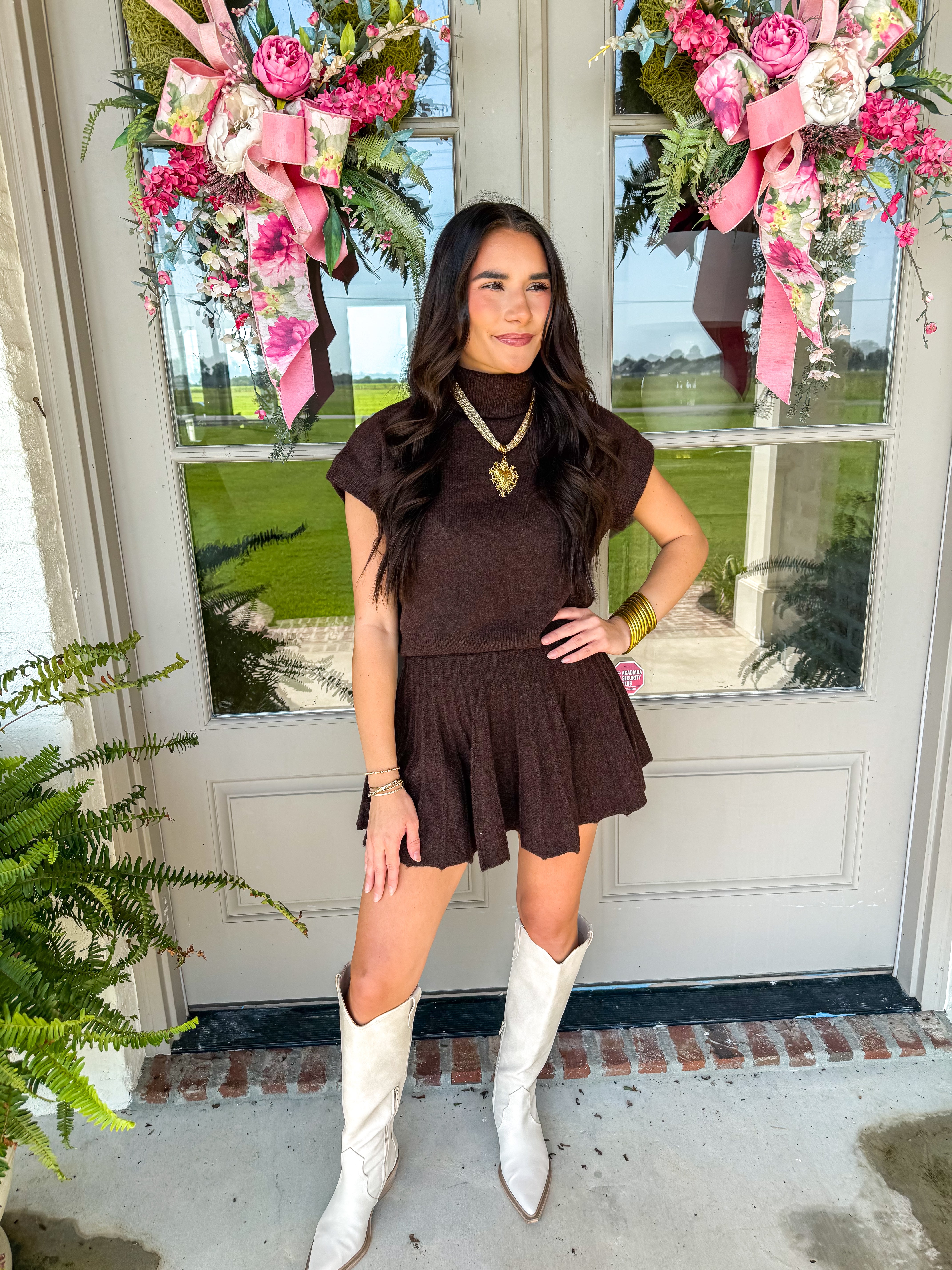 The Sweater Weather Set Brown