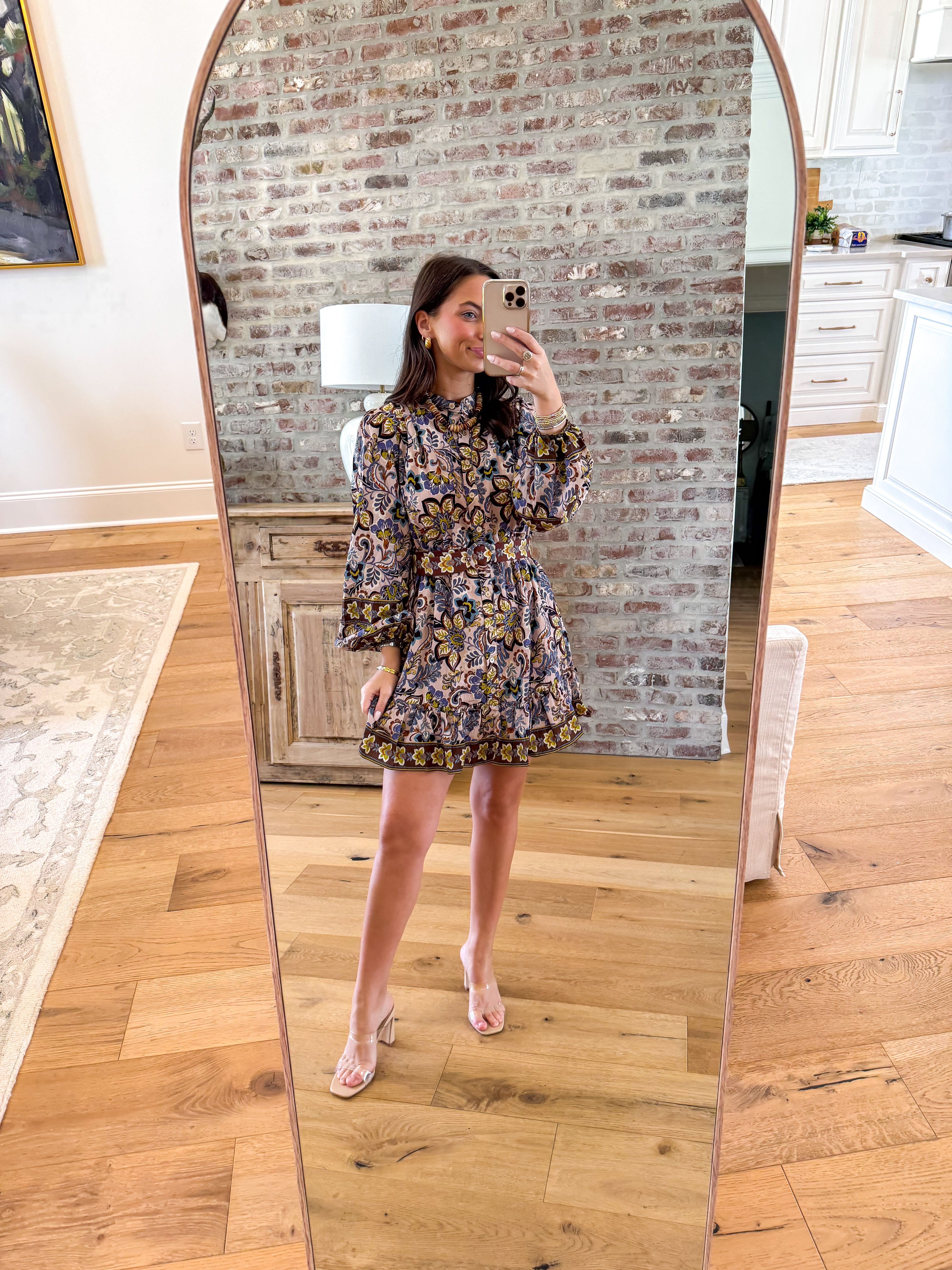 Wanderlust Border Print Dress