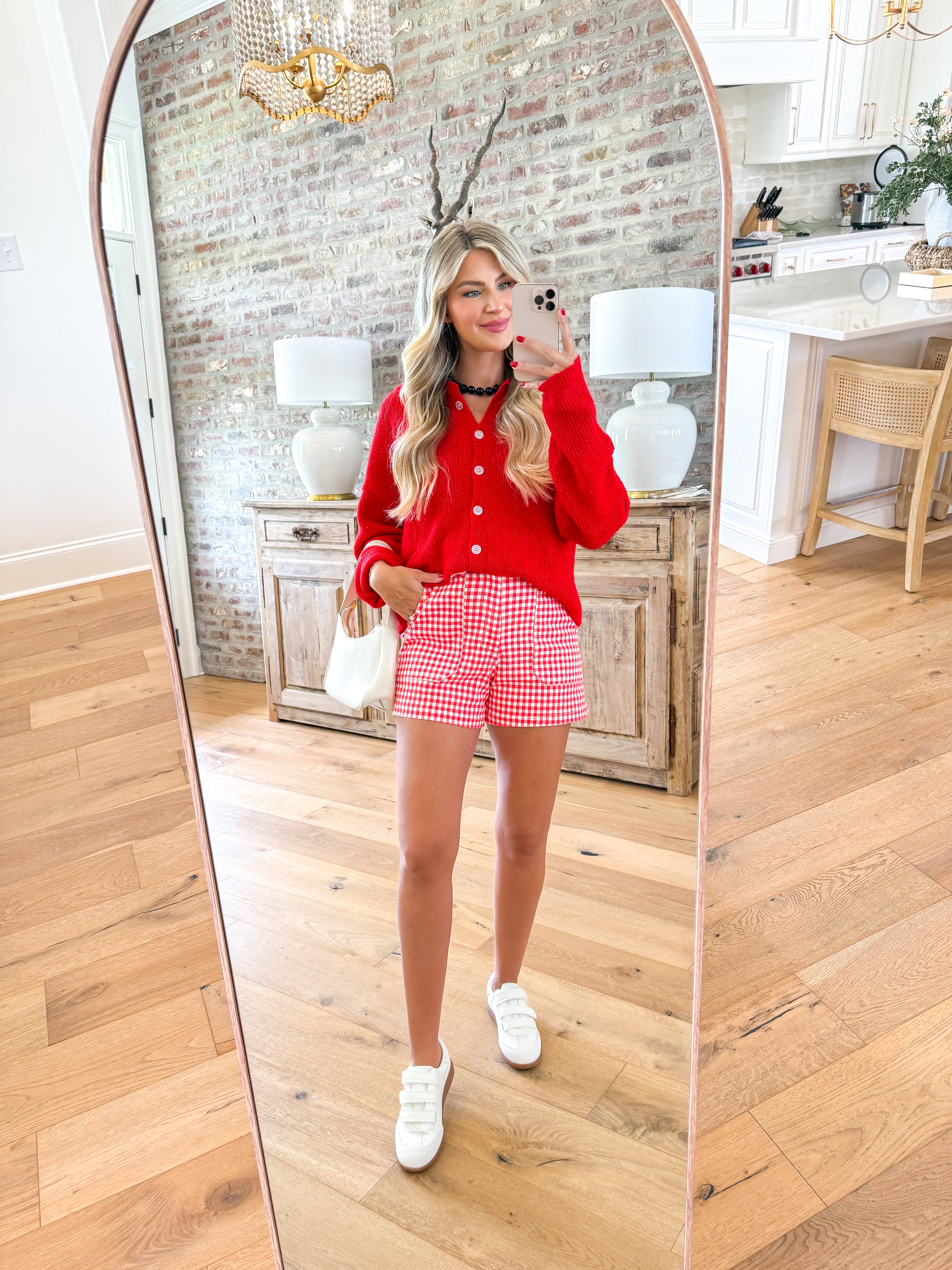 Cherry Pop Button-Front Cardigan