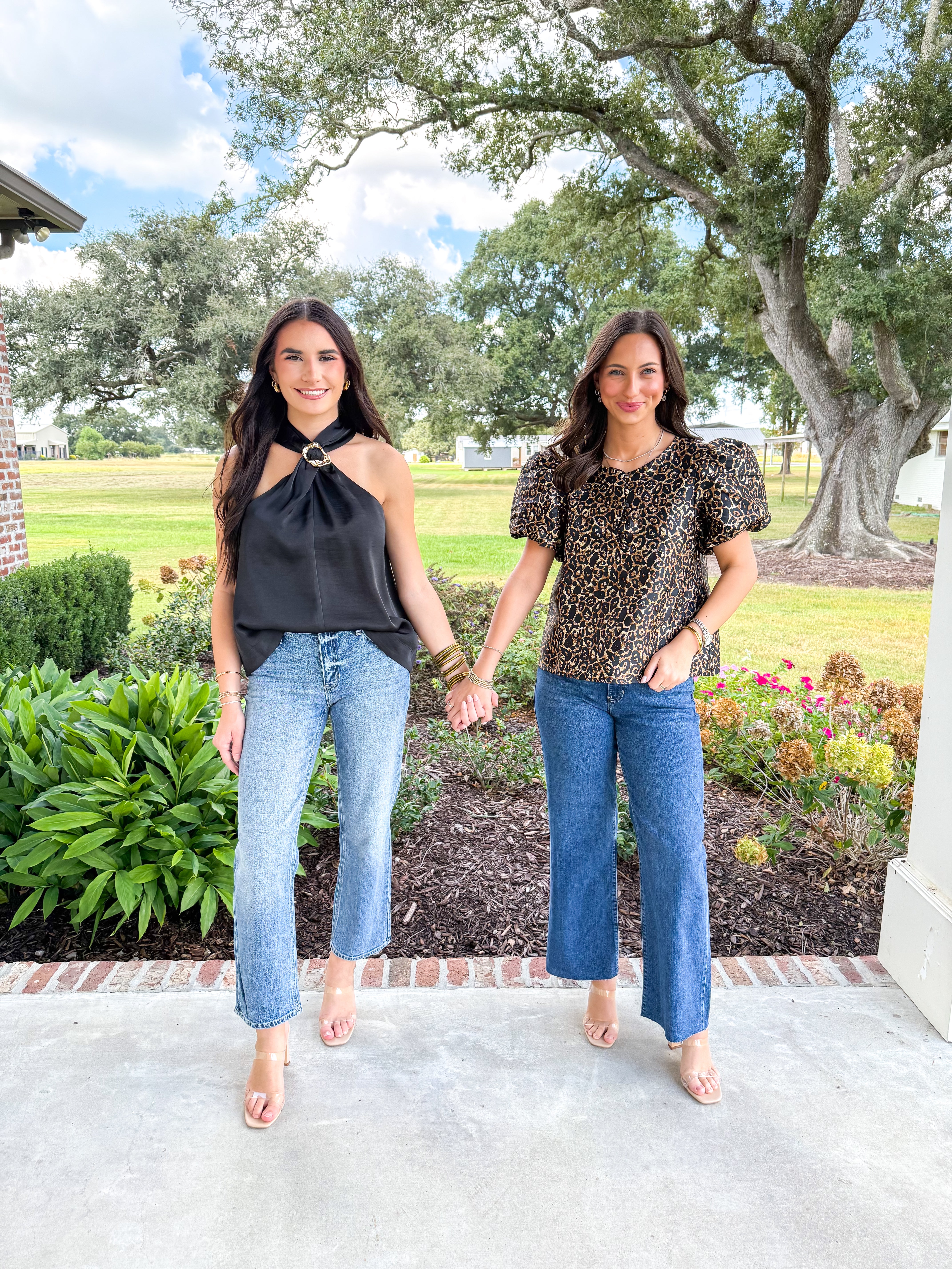 Wild Thing Leopard Puff Top