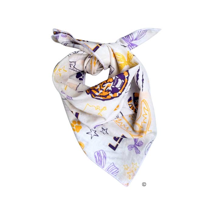 LSU Tiger Bandana (PREORDER 08/20)