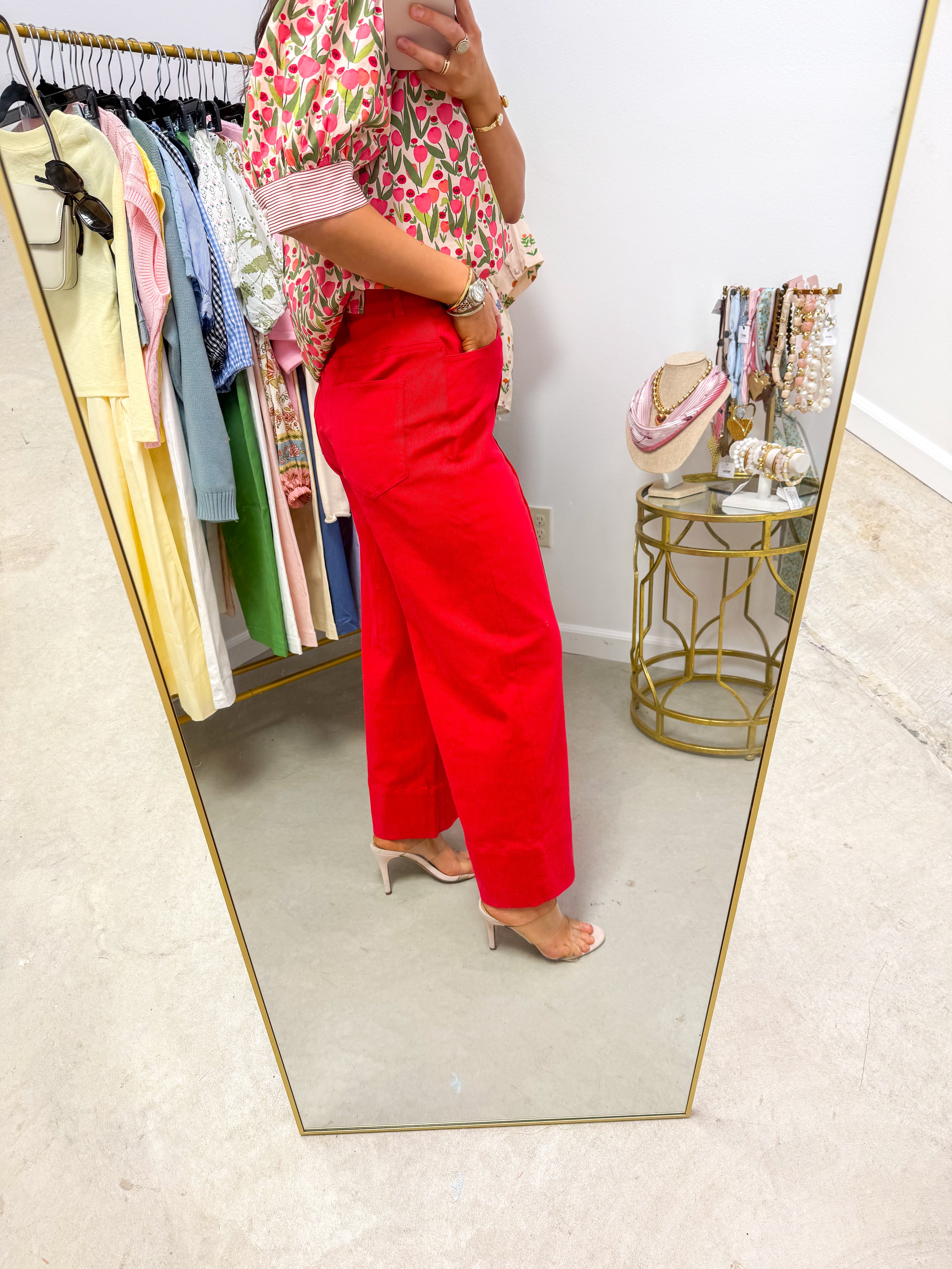 Lucy Jane Red Pants