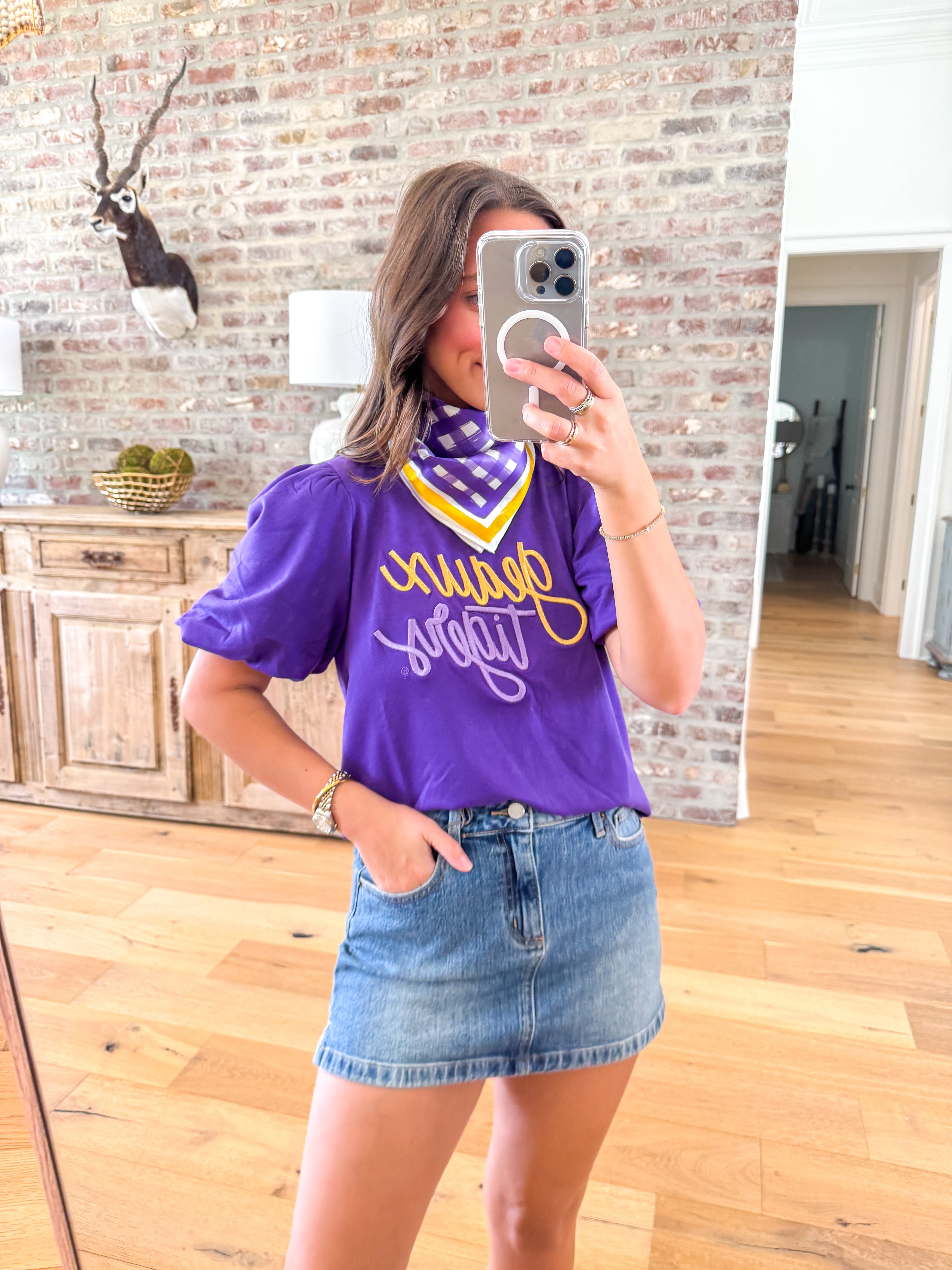 Tina Geaux Tigers Top