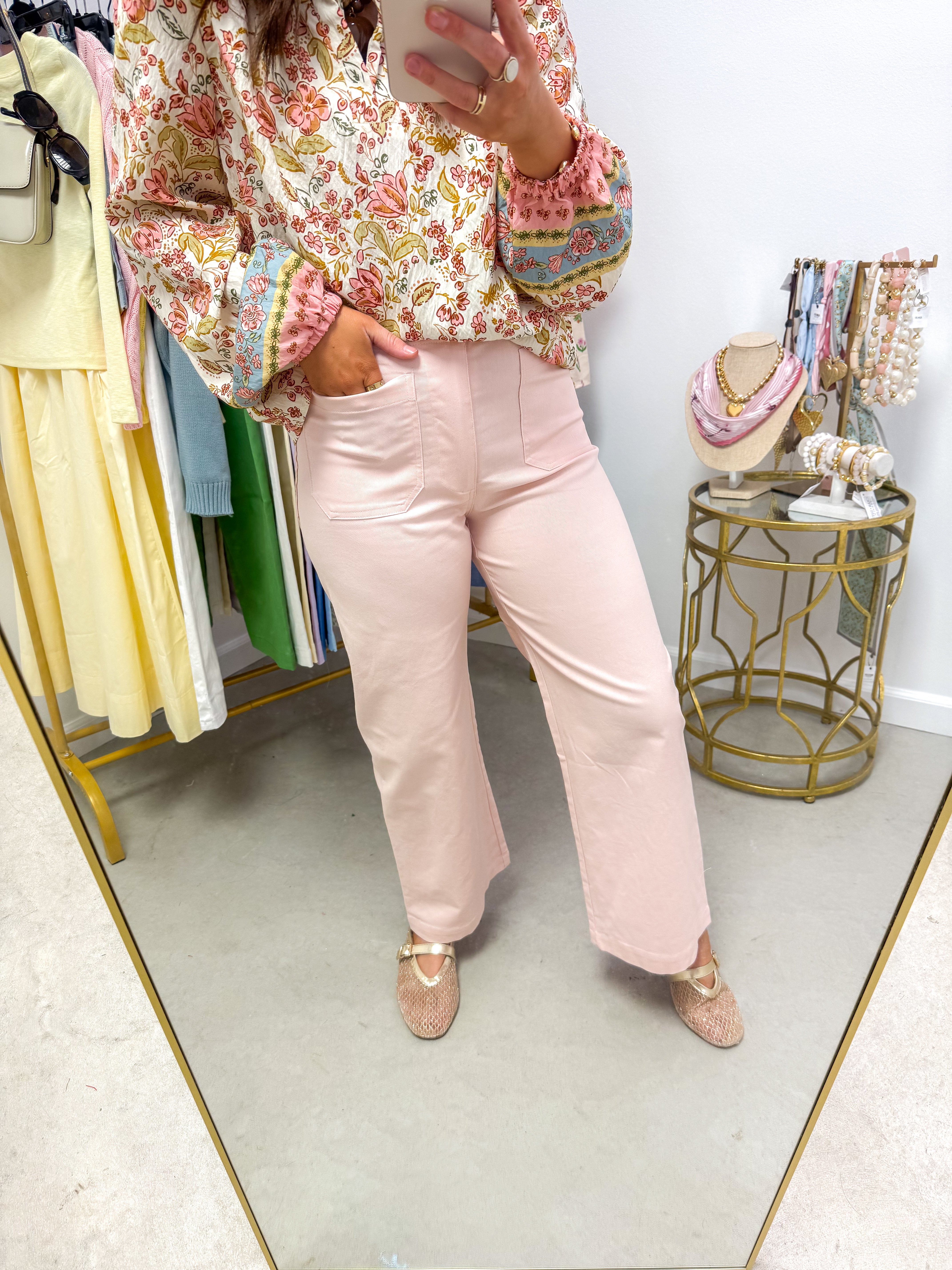 Tried & True Pink Jeans