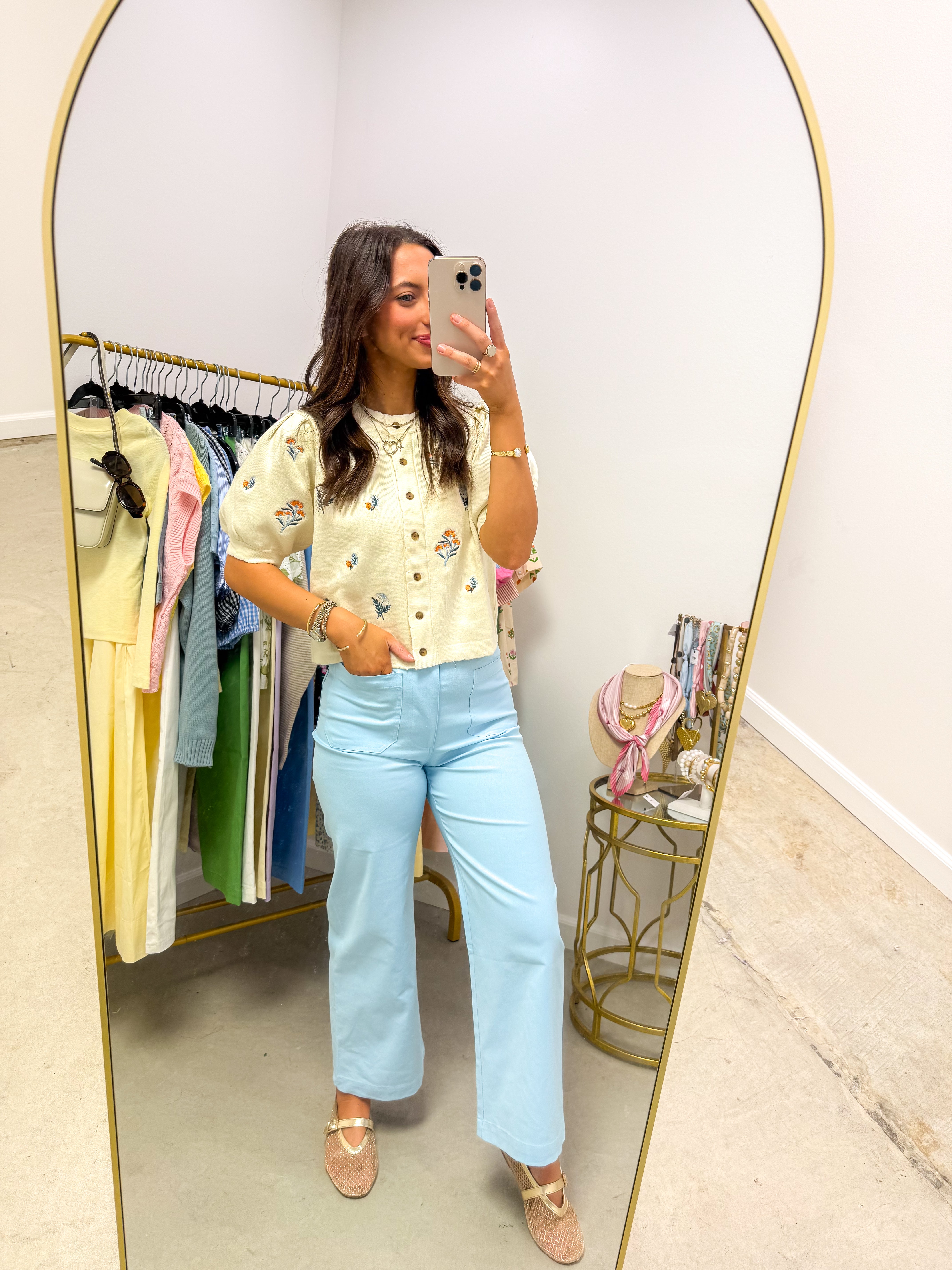 Hallie Floral Dream Sweater Top