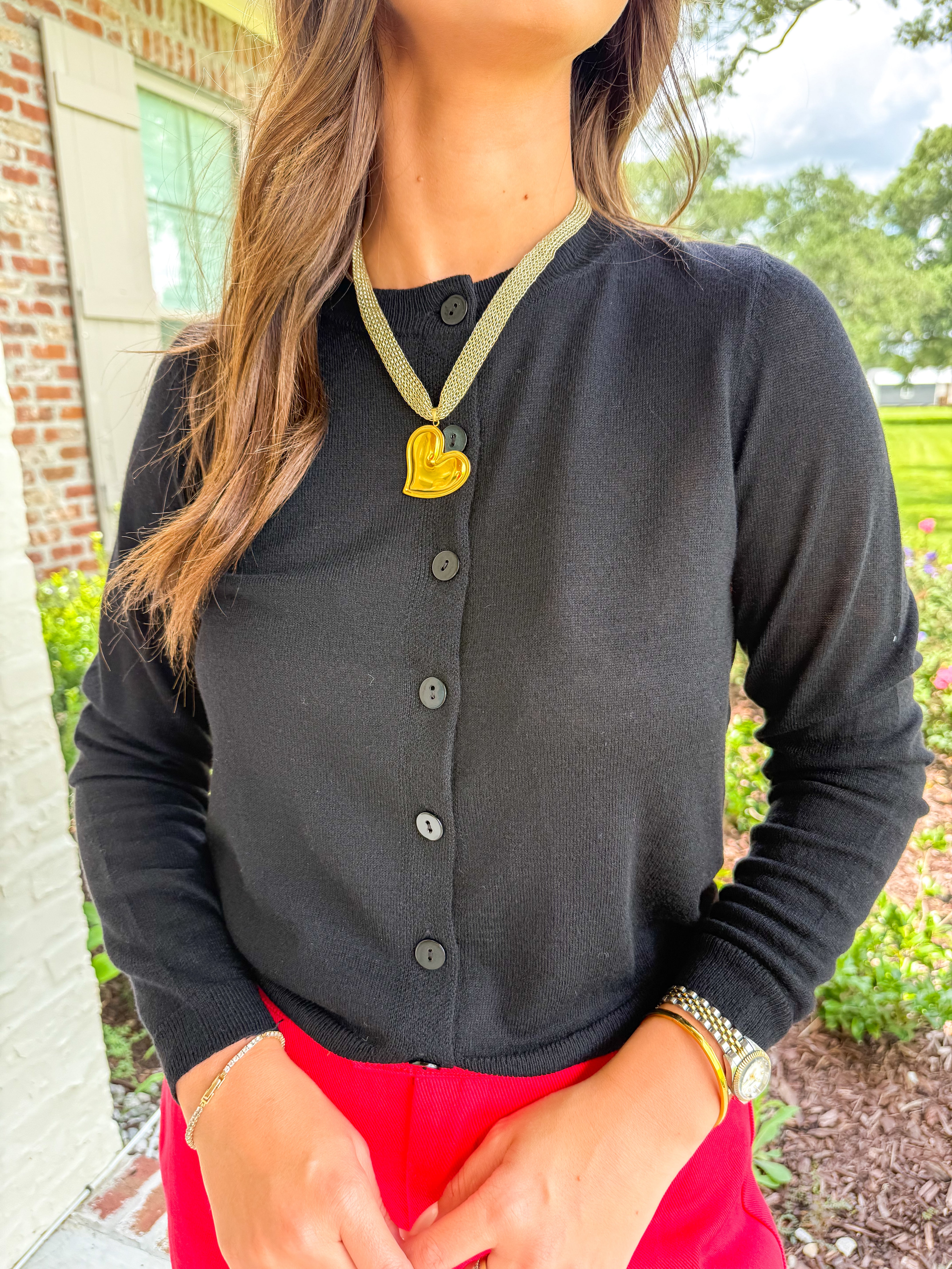 Gianna Knit Cardigan Black