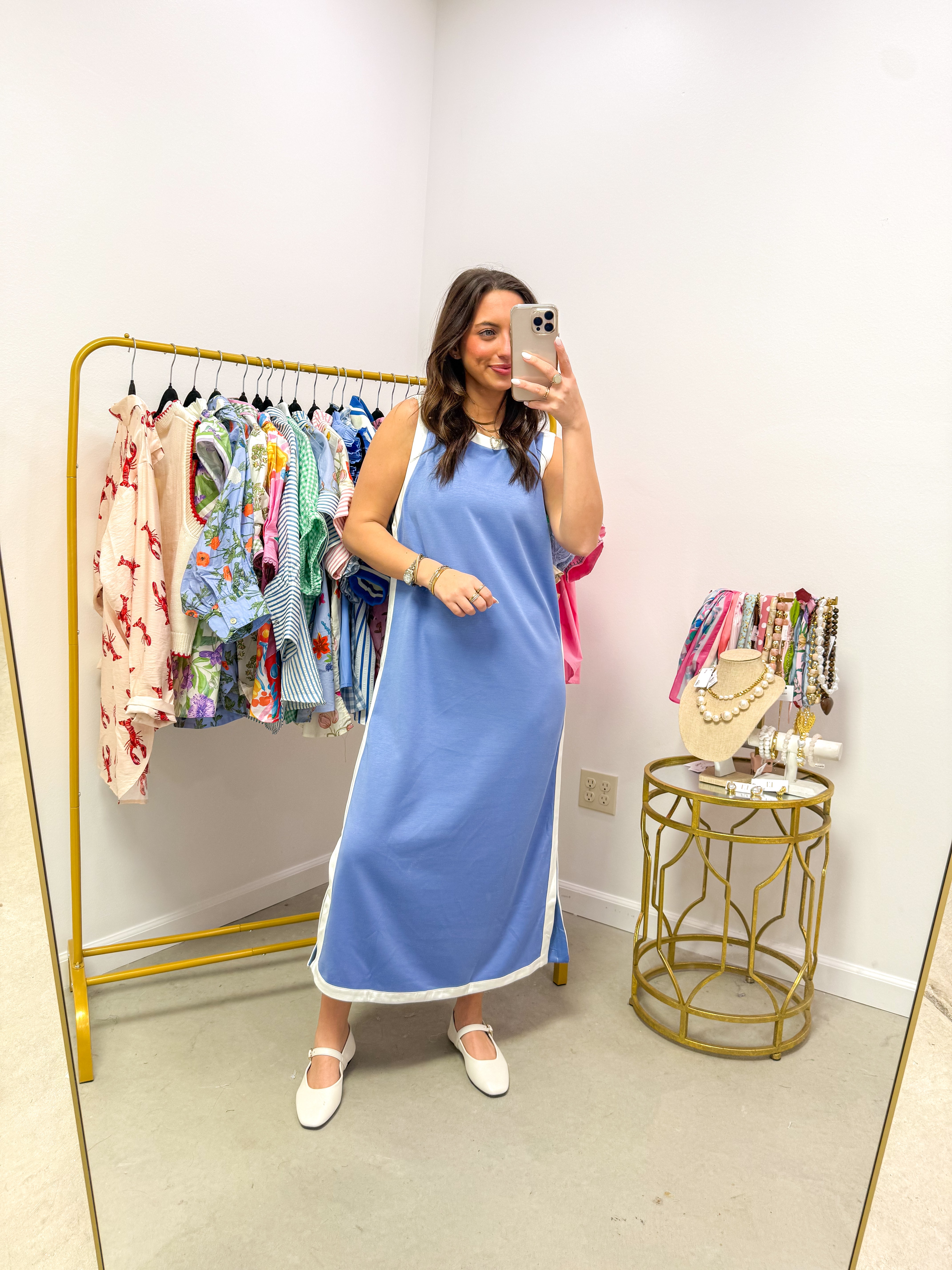 Slow Days Chambray Midi