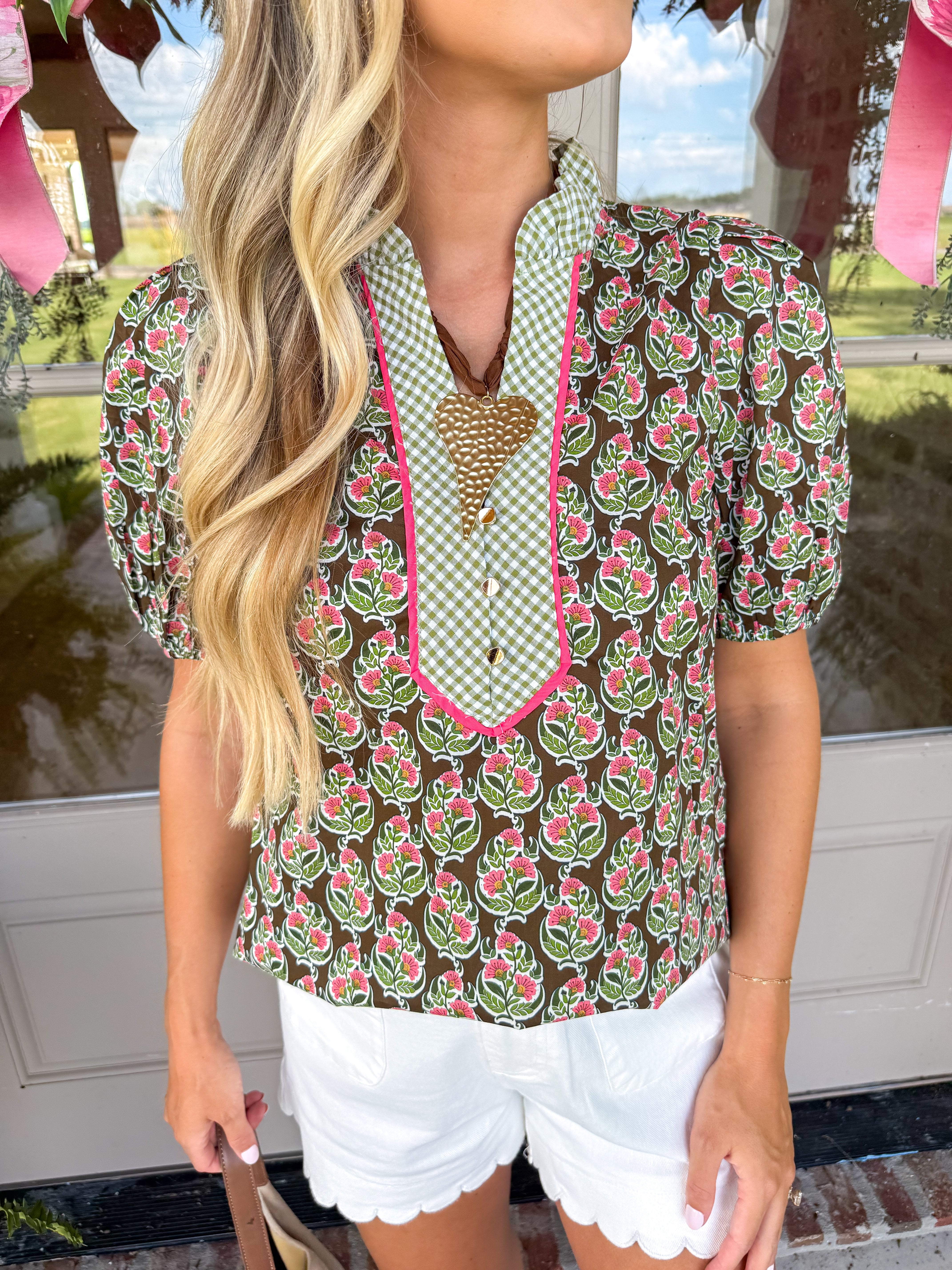 The Wildflower Puff-Sleeve Top