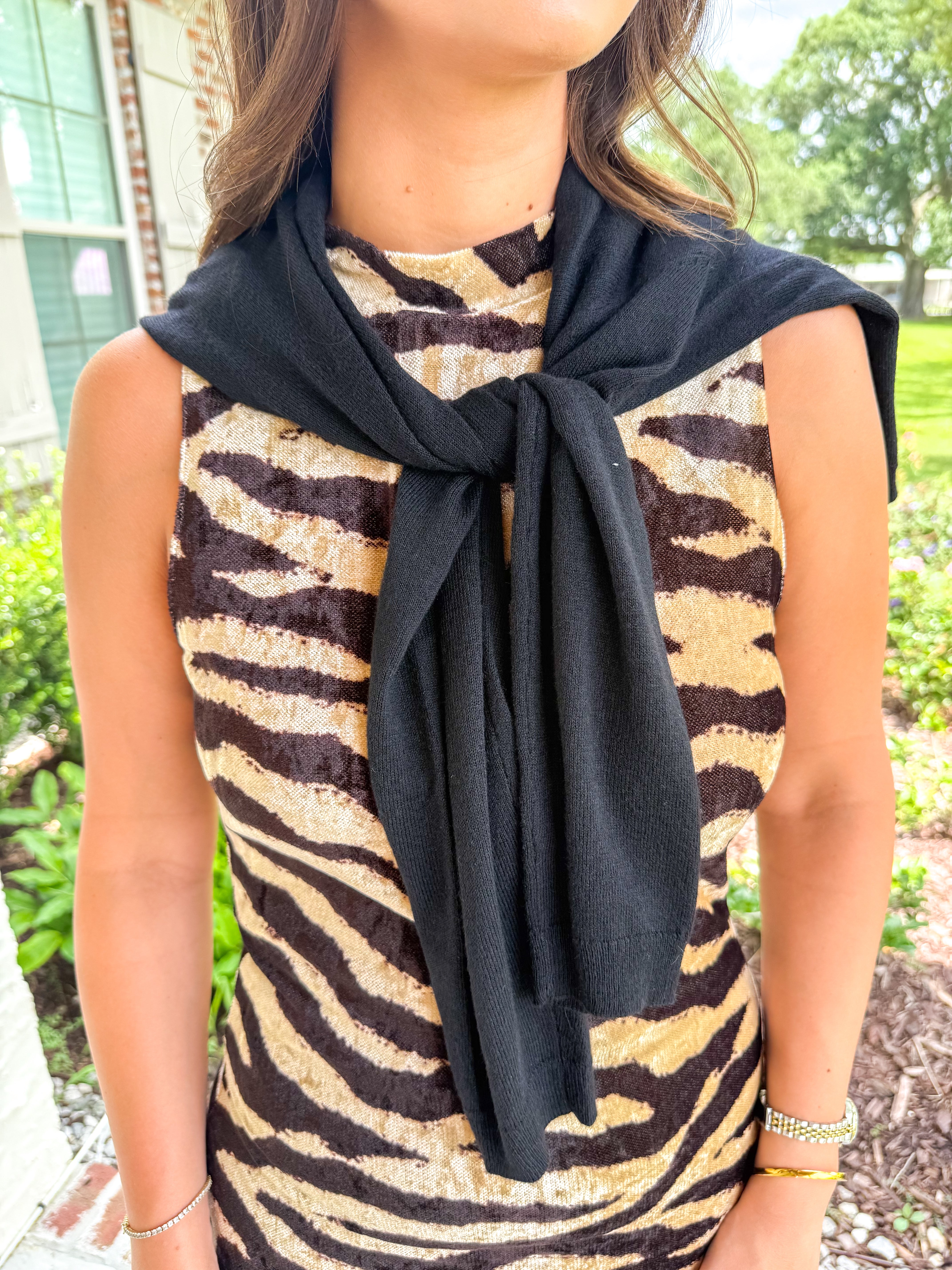 Wild Side Zebra Maxi Dress