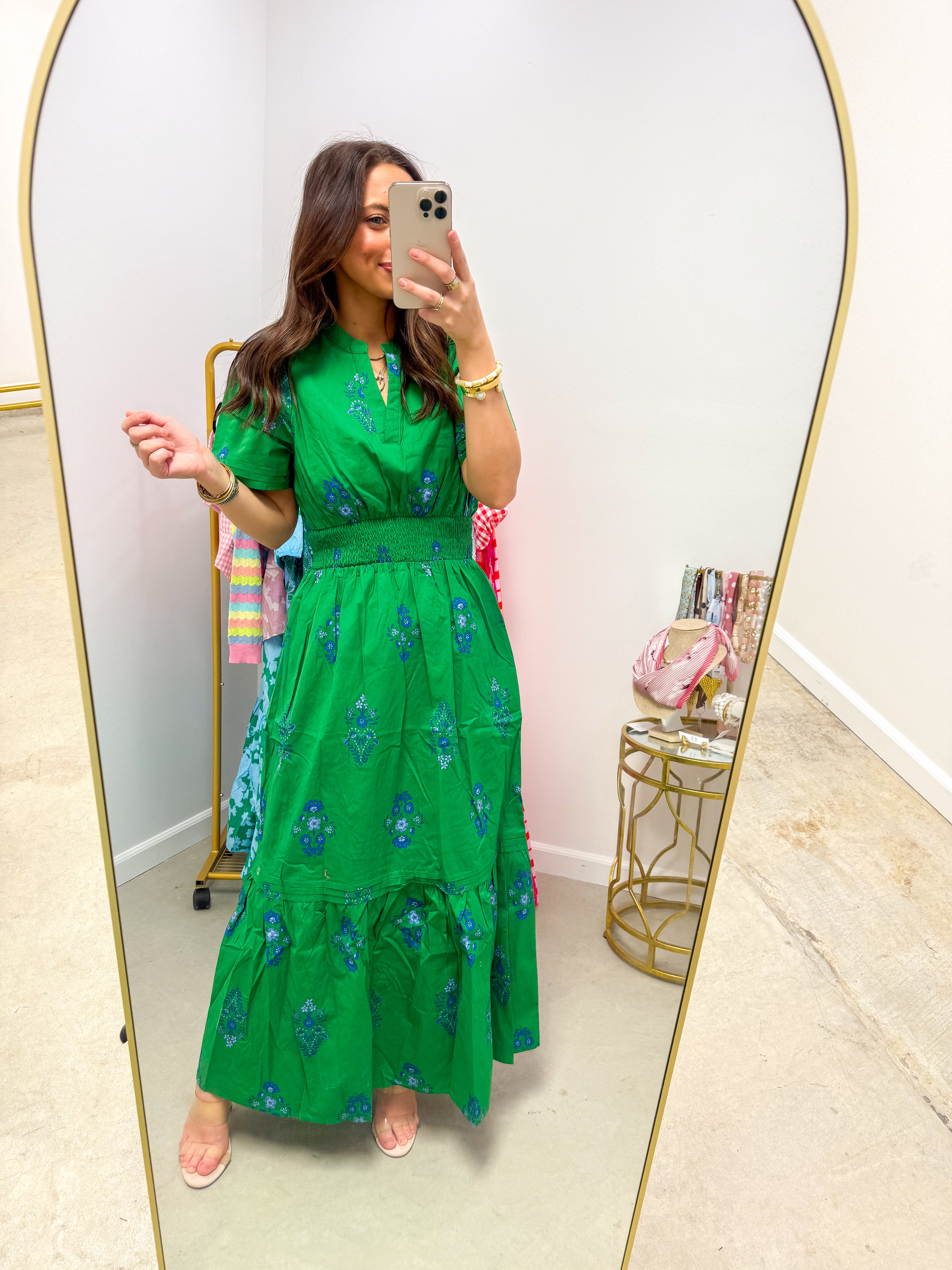 Halina Floral Belraj Poplin Maxi