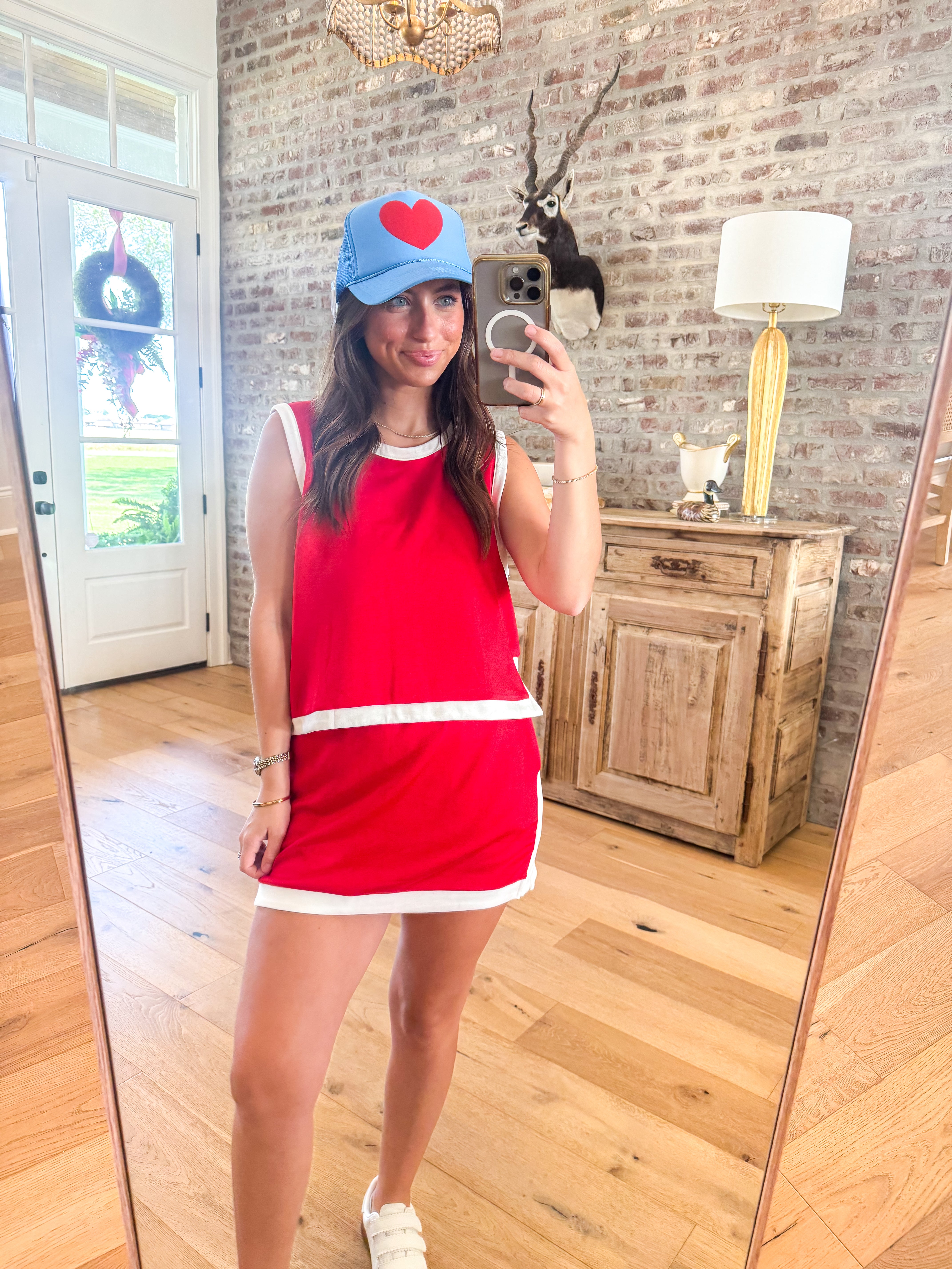 Red White & Cute Leisure Set