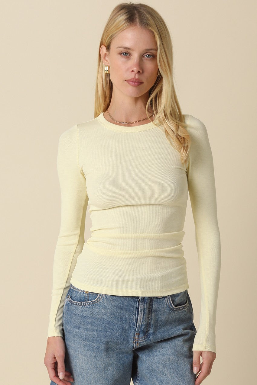 Abbey Long Sleeve Butter Top