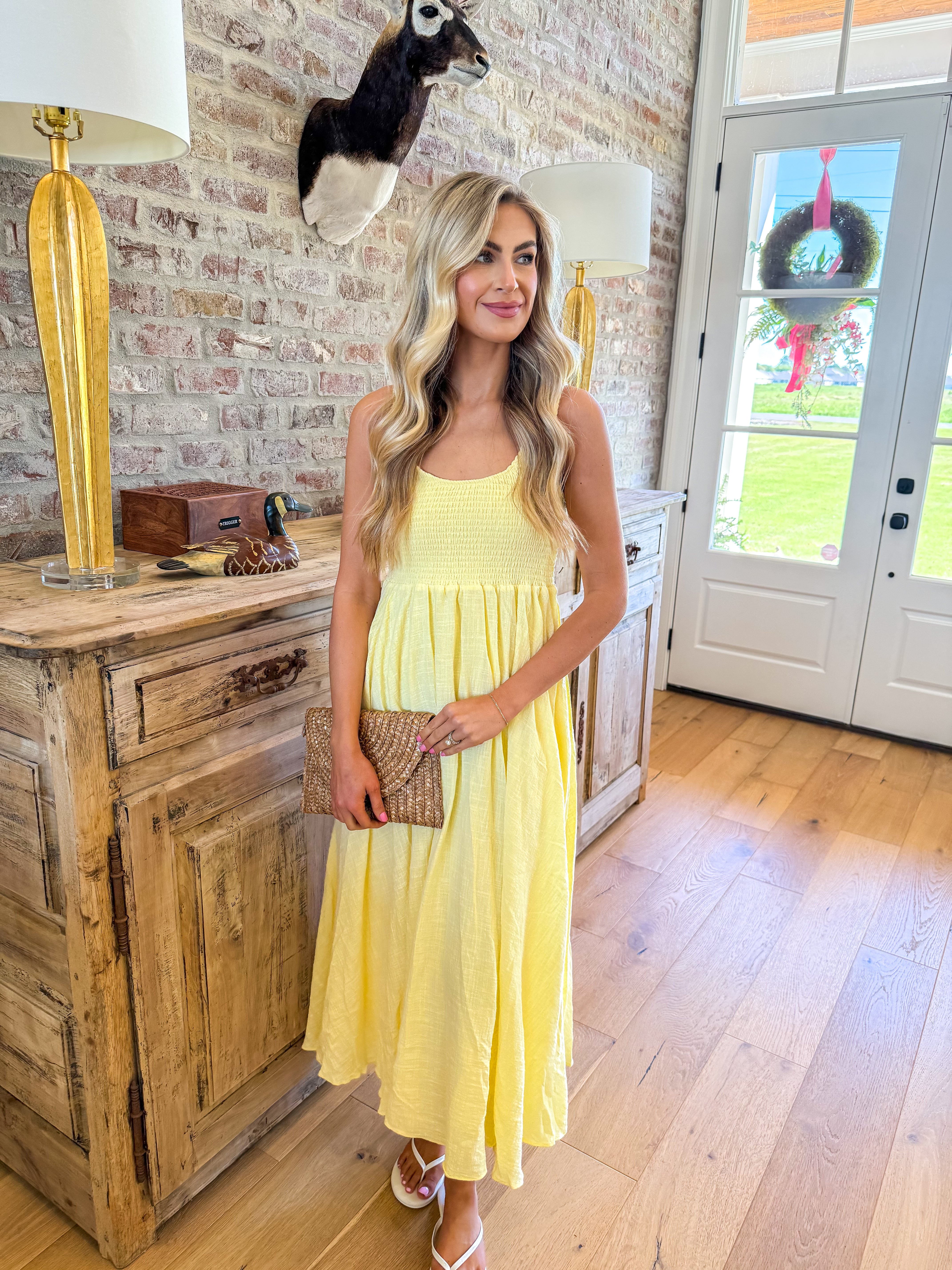 Sunshine State Smocked Maxi