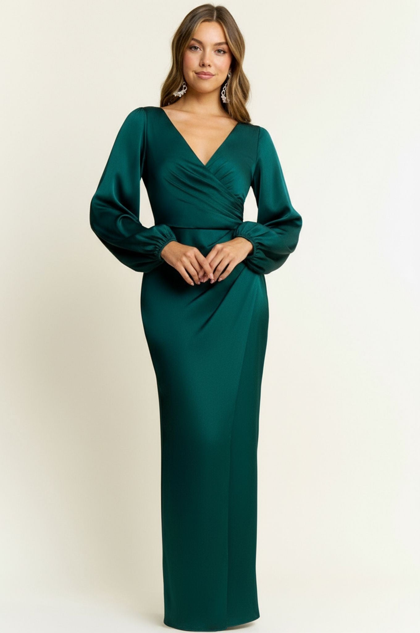 Midnight Masquerade Teal Ballgown