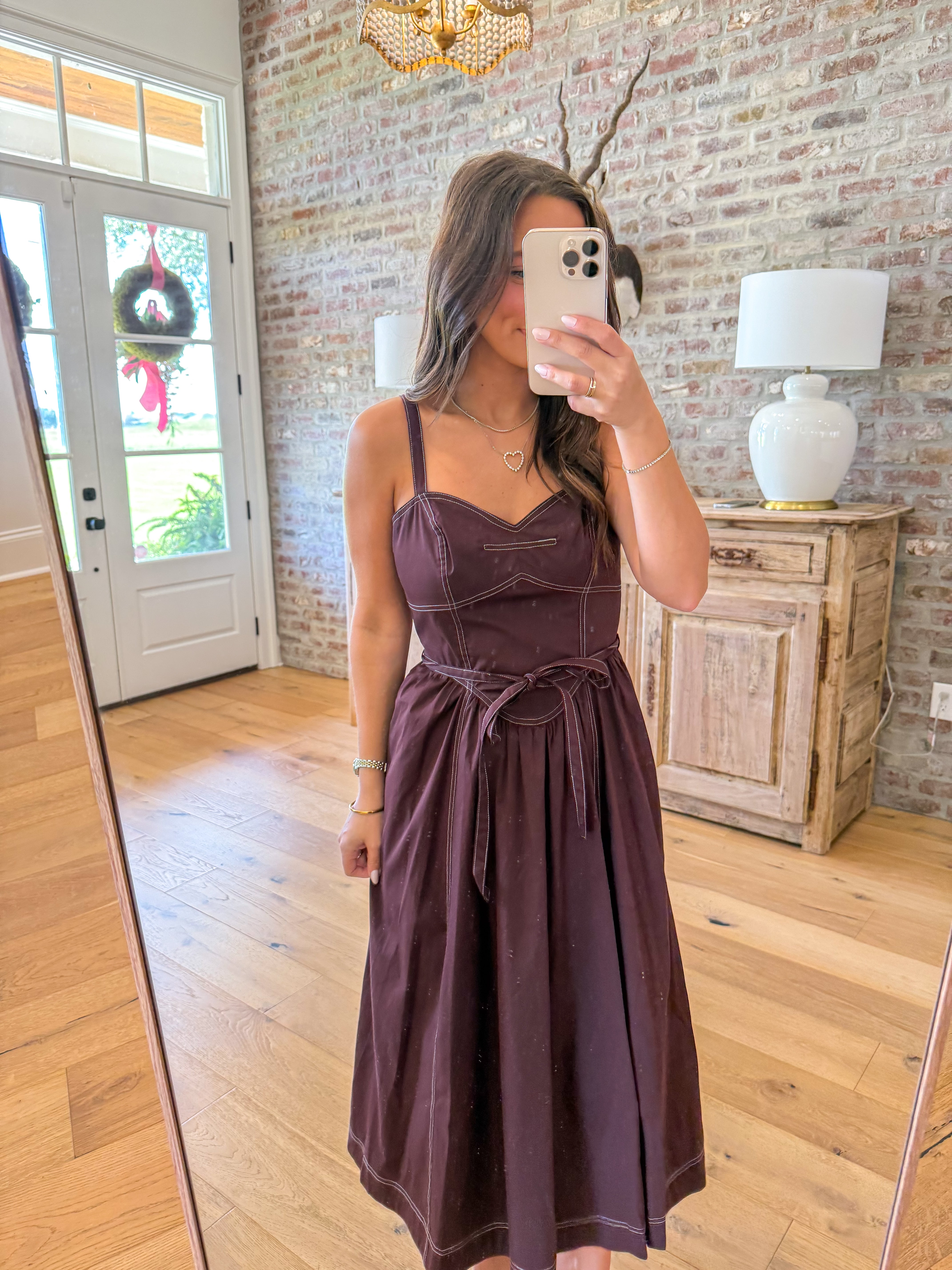 Chocolate Chip Midi Dress