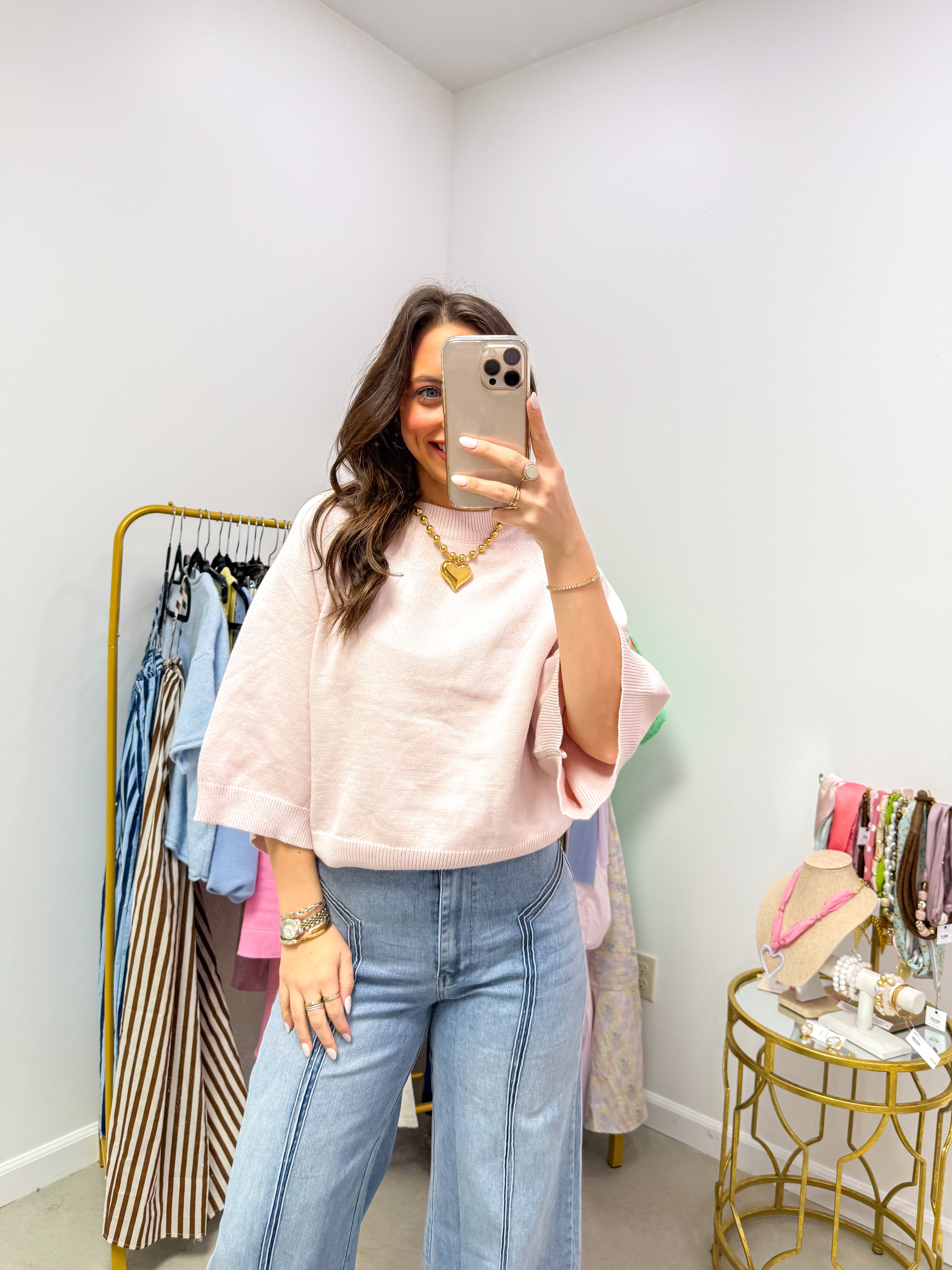 Blush Dreams Raglan Sweater