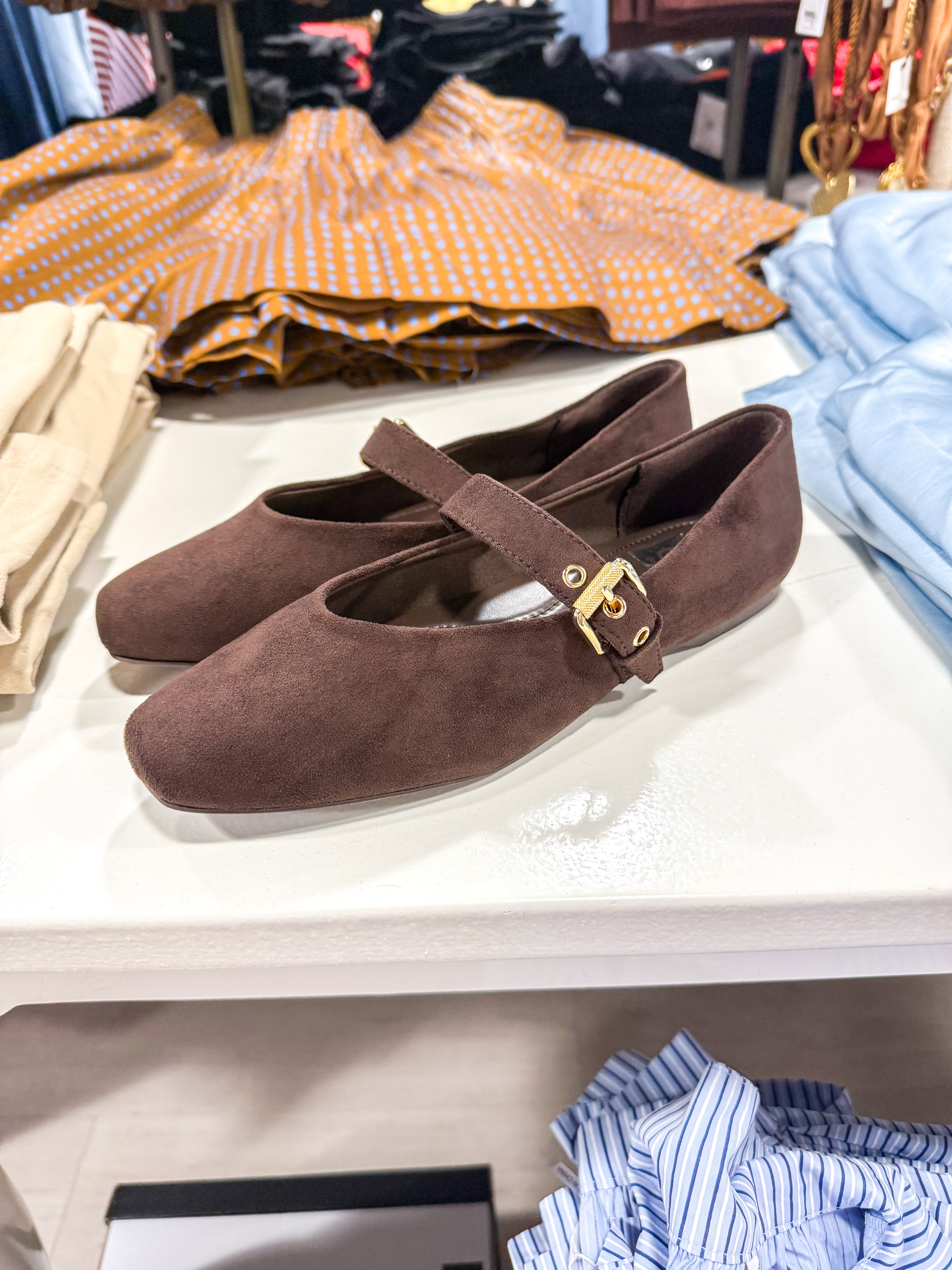 Mulaney Chocolate Ballet Flats