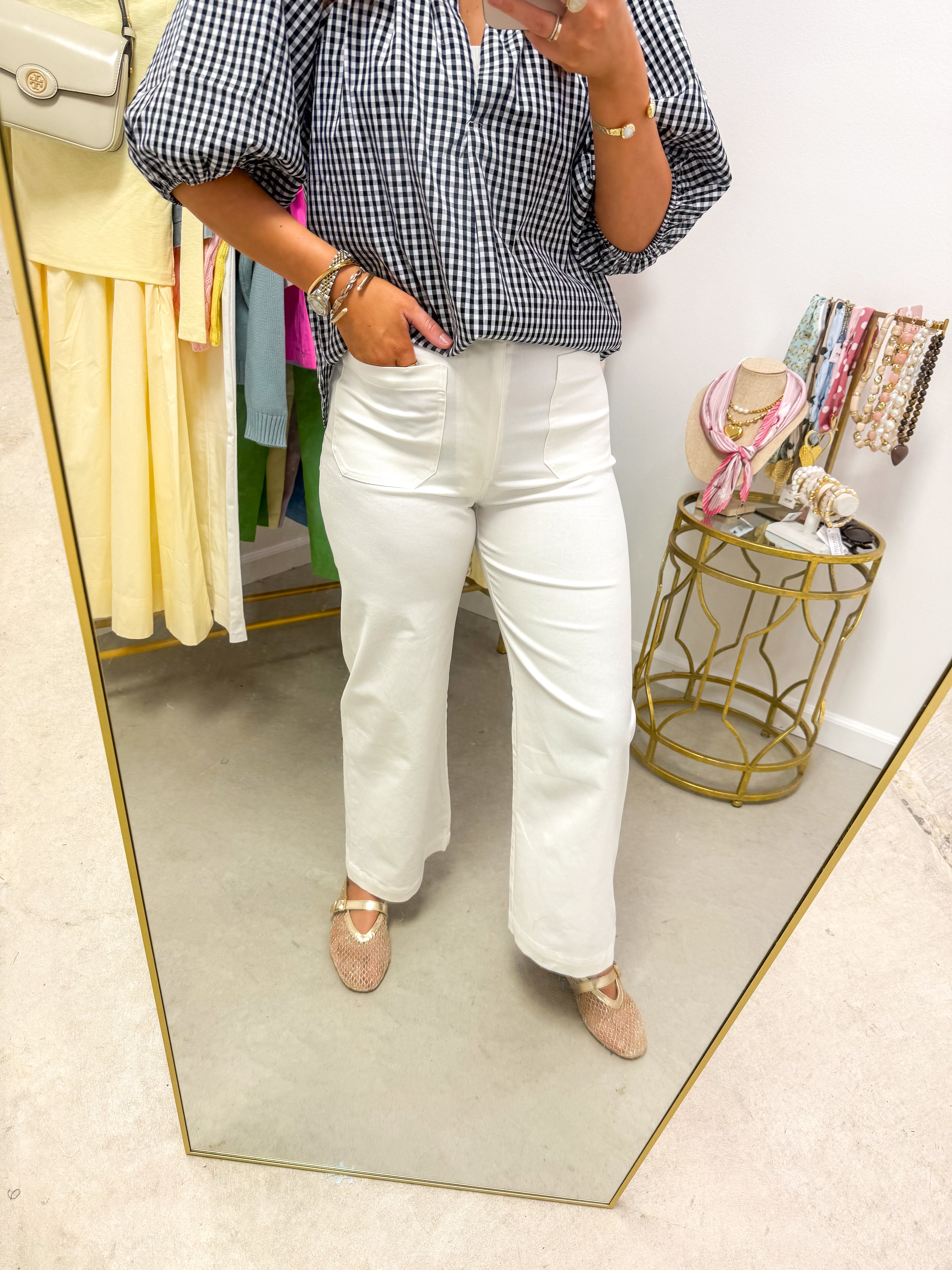 Tried & True Off White Jeans