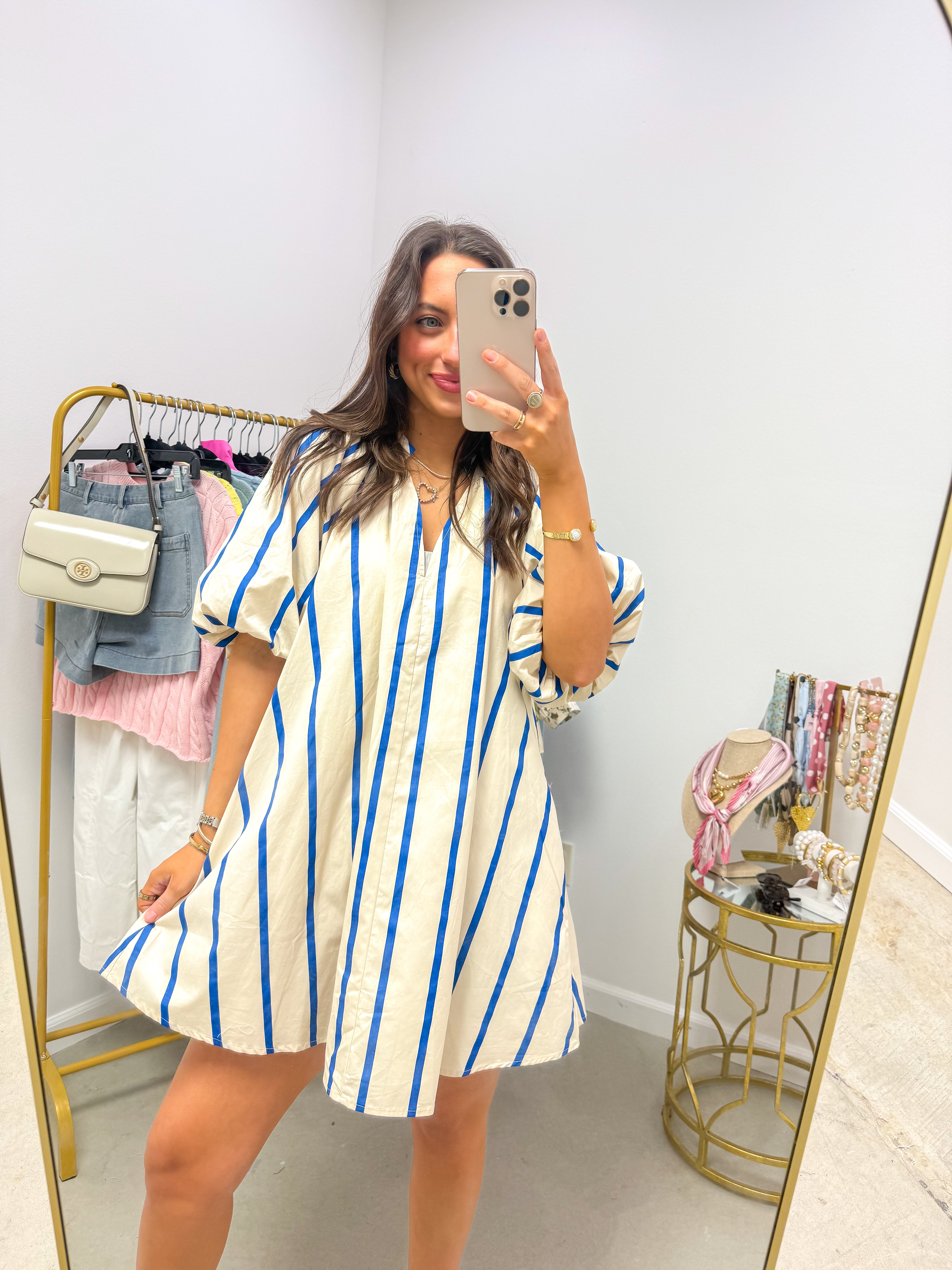 Seize The Day Royal Striped Mini